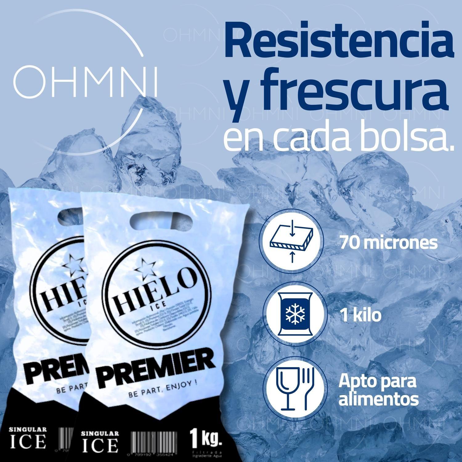 Bolsas Para Envasar Hielo por Kilo Congelar 1000u c/ Manilla-2