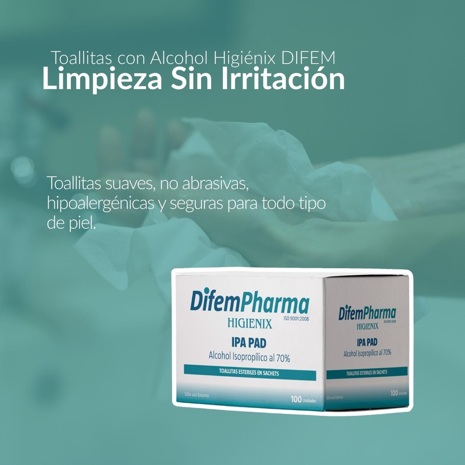 Caja 10 X Higienix Alcohol Pad Caja 100 Ud (total 1000u)-2