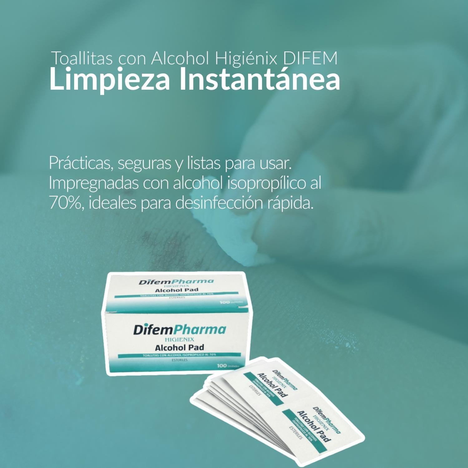 Caja 10 X Higienix Alcohol Pad Caja 100 Ud (total 1000u)-4