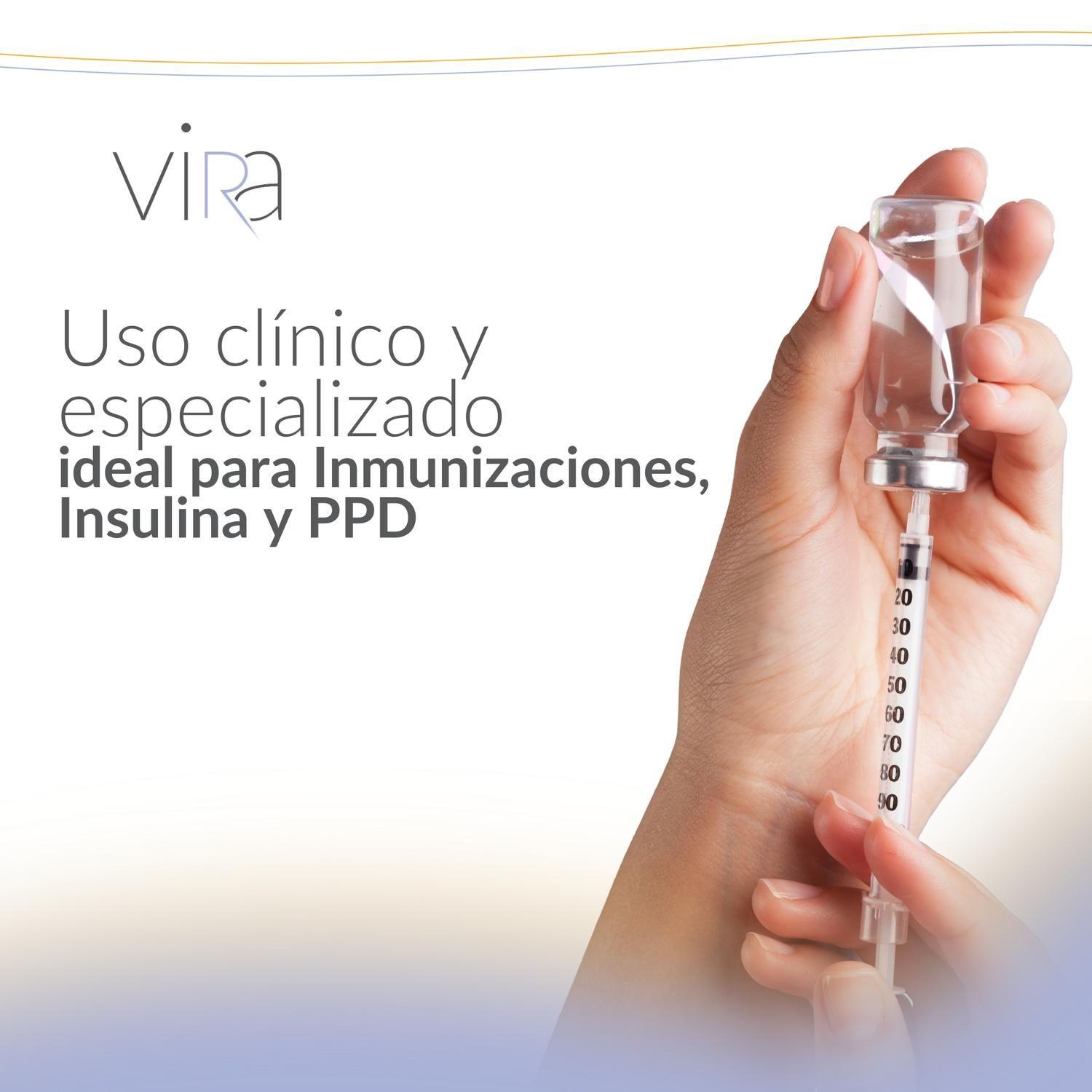 Jeringa Tuberculina 1 Ml Luer Slip 27g * 1/2 1ml 100u viRa-5