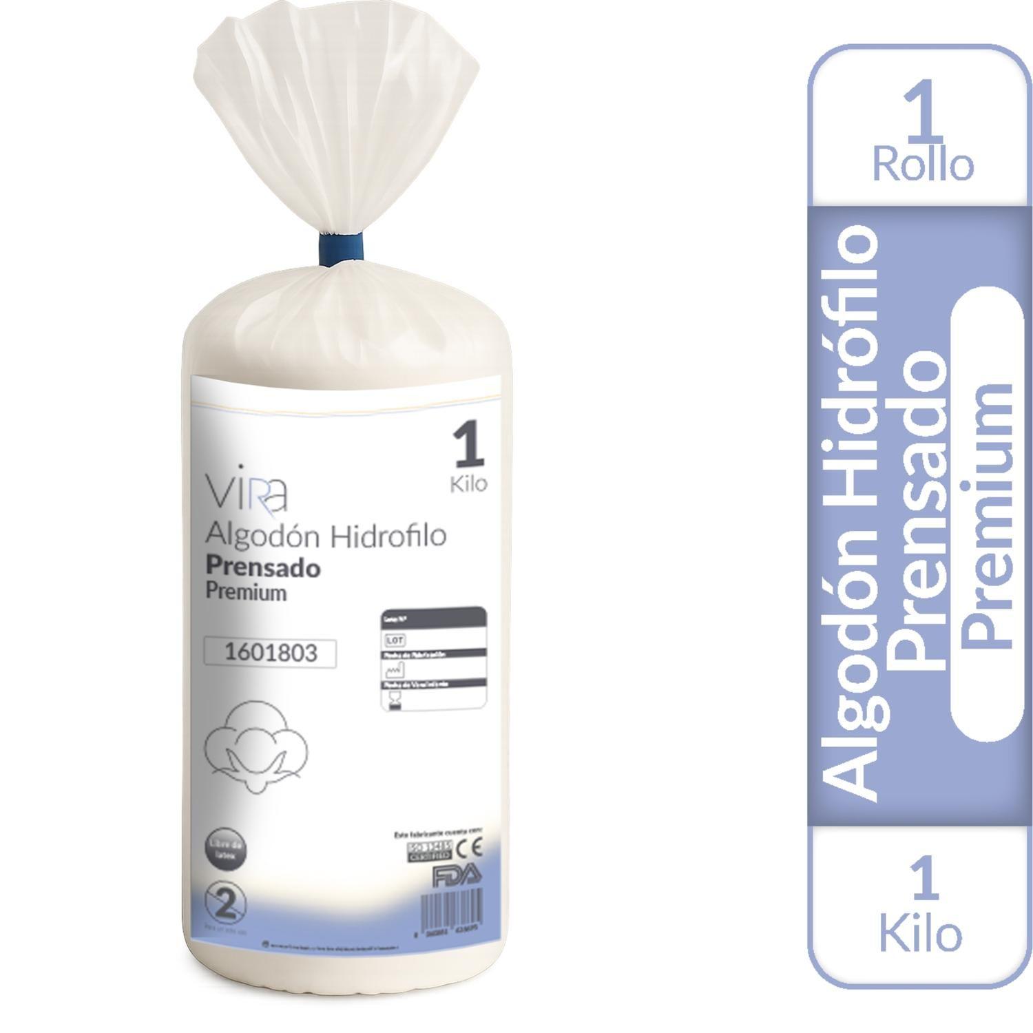 Algodón Hidrófilo Prensado Premium Suave 1kg viRa-2