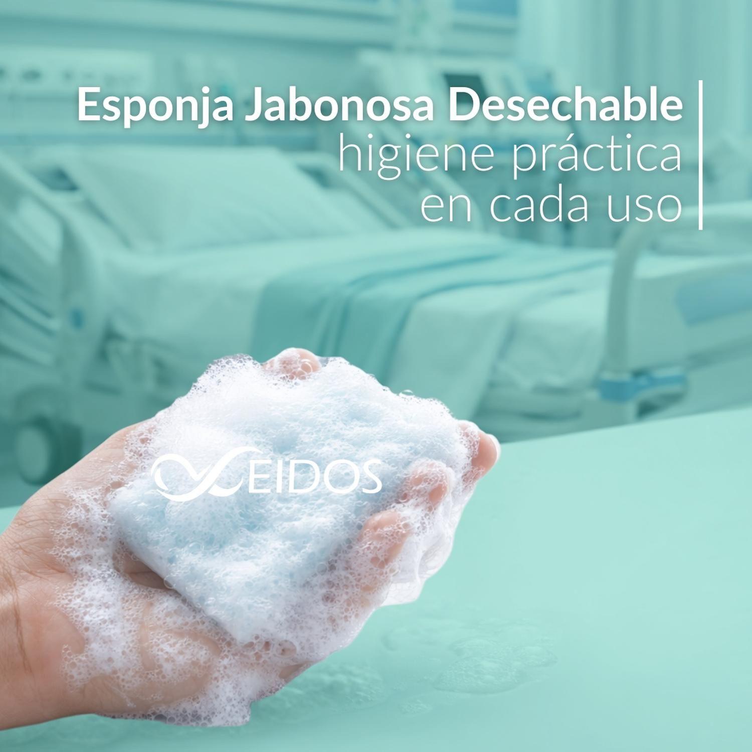 Esponja Jabonosa Desechable Begobaño Enjuague 120 unidades-2