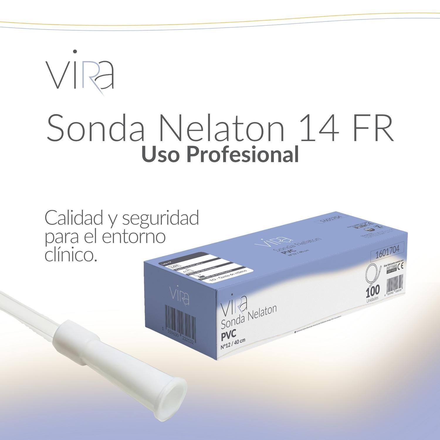 Sonda Nelaton 40 Cms 12Fr 100 Unidad-4