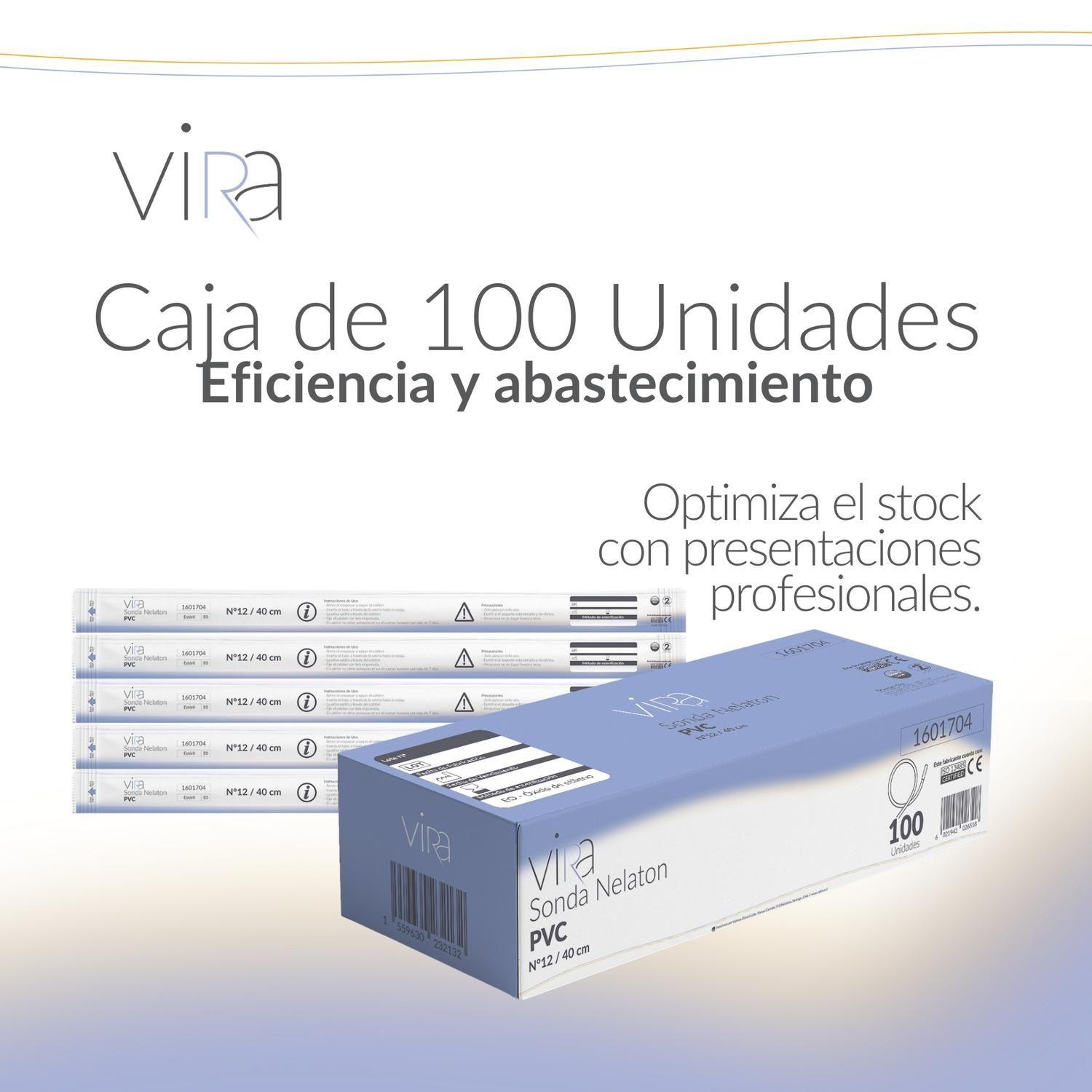 Sonda Nelaton 40 Cms 12Fr 100 Unidad-7