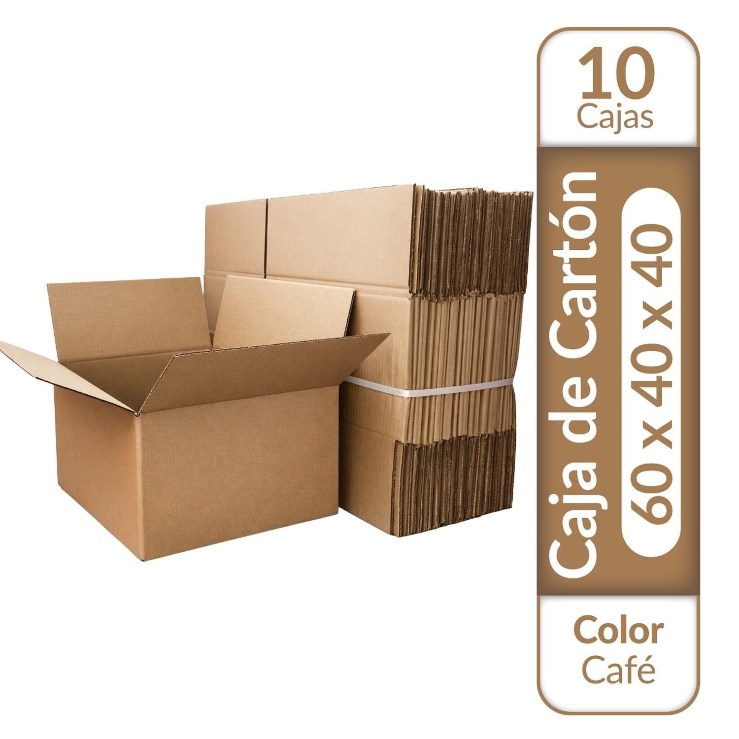 Cajas Cartón Mudanza 60x40x40 Embalajes 10 Unidades VITRAUSS-2