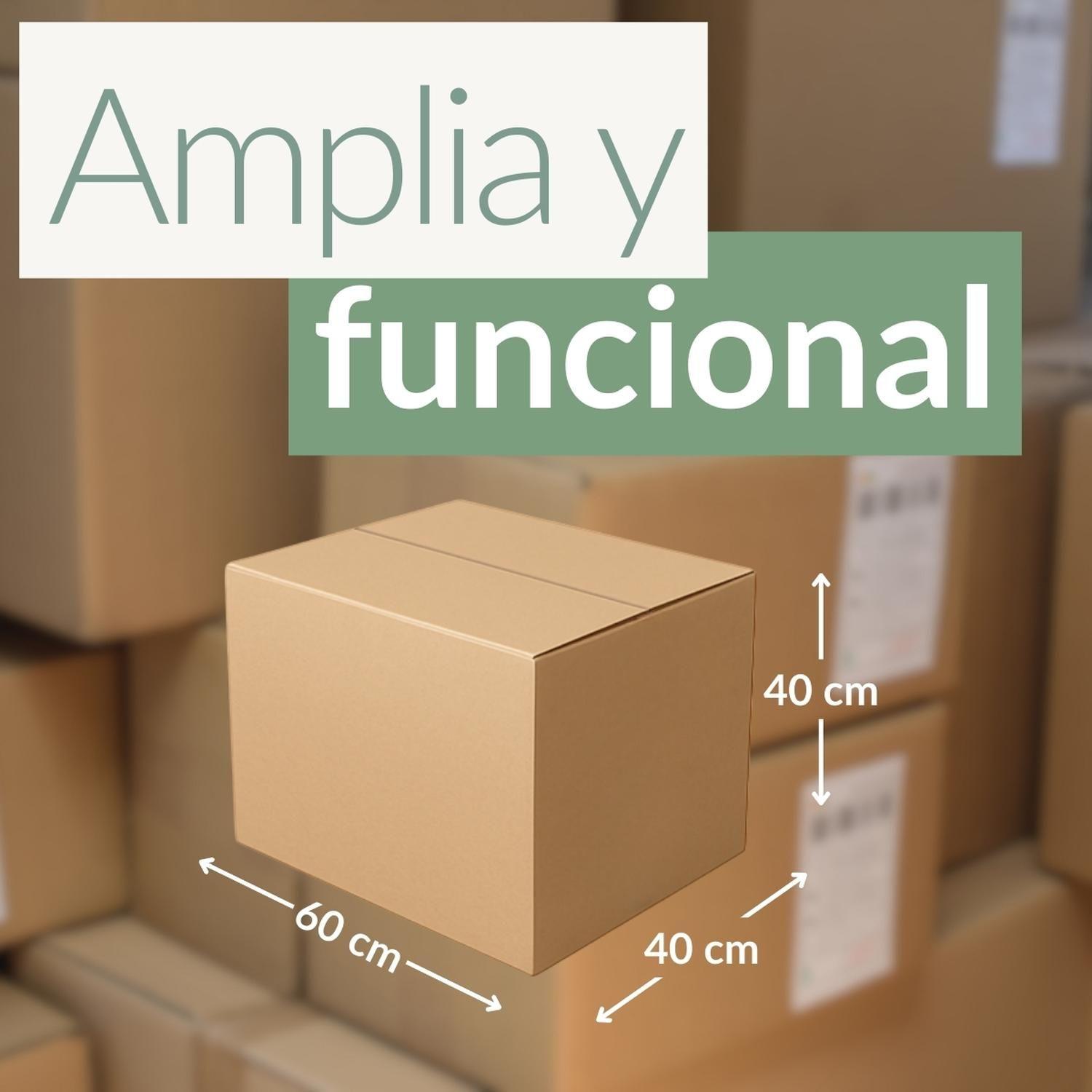 Cajas Cartón Mudanza 60x40x40 Embalajes 10 Unidades VITRAUSS-3