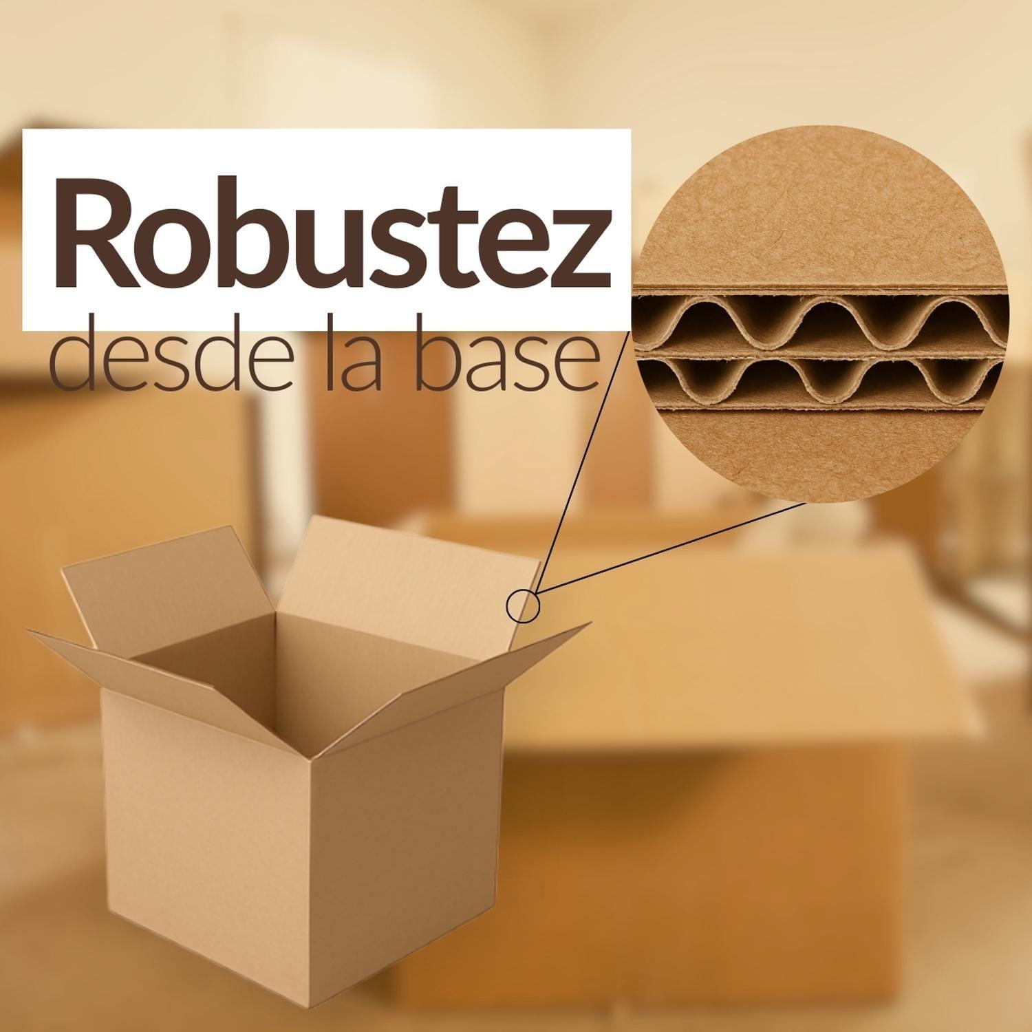 Cajas Cartón Mudanza 60x40x40 Embalajes 10 Unidades VITRAUSS-5