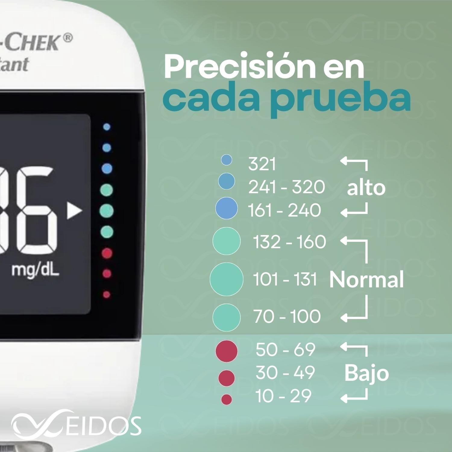 Pack Glucometro Accu-chek® Instant + 50 Tiras + 10 Lancetas-5