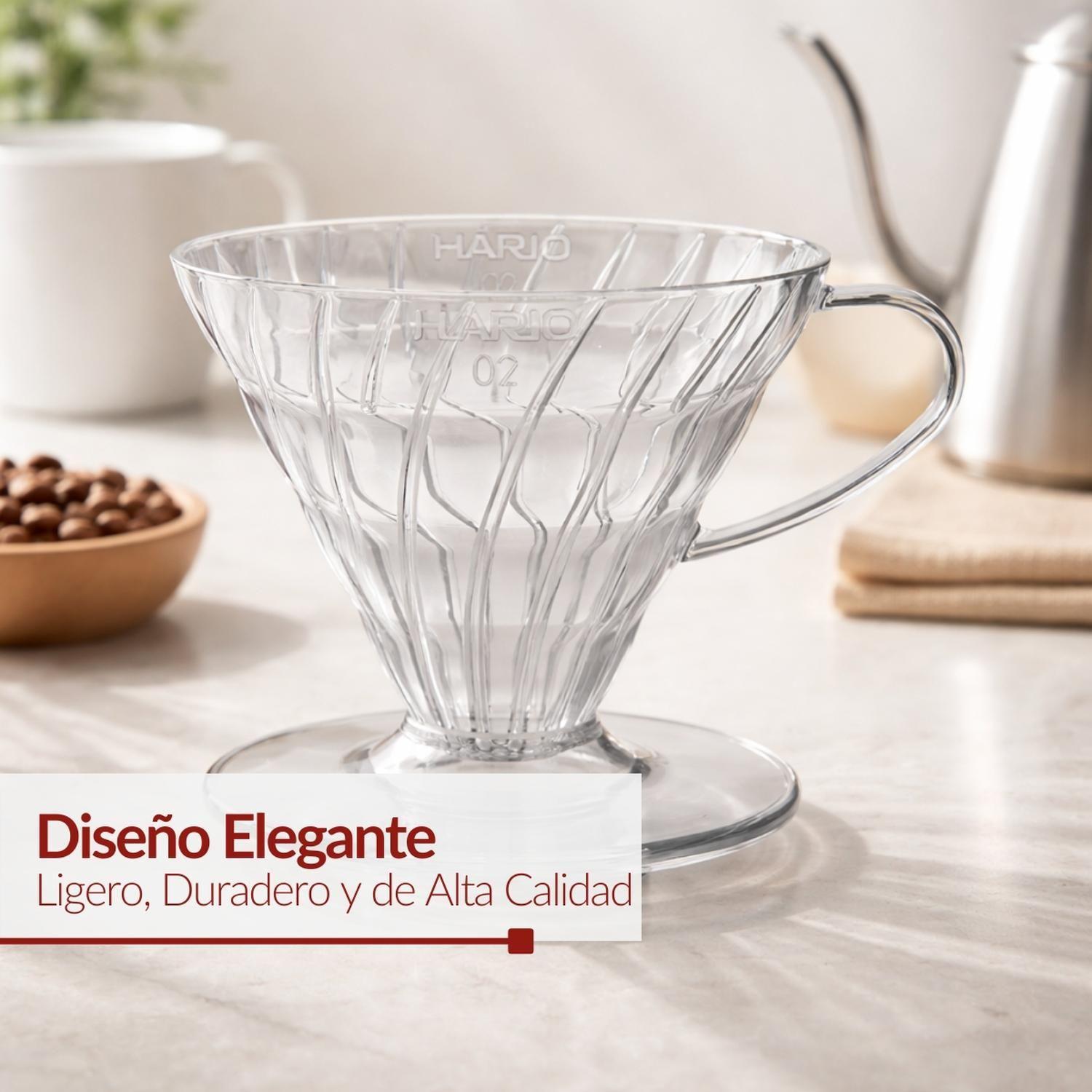 Dripper V60 Cafetera 02 Hario Cono de Goteo para Cafe-4