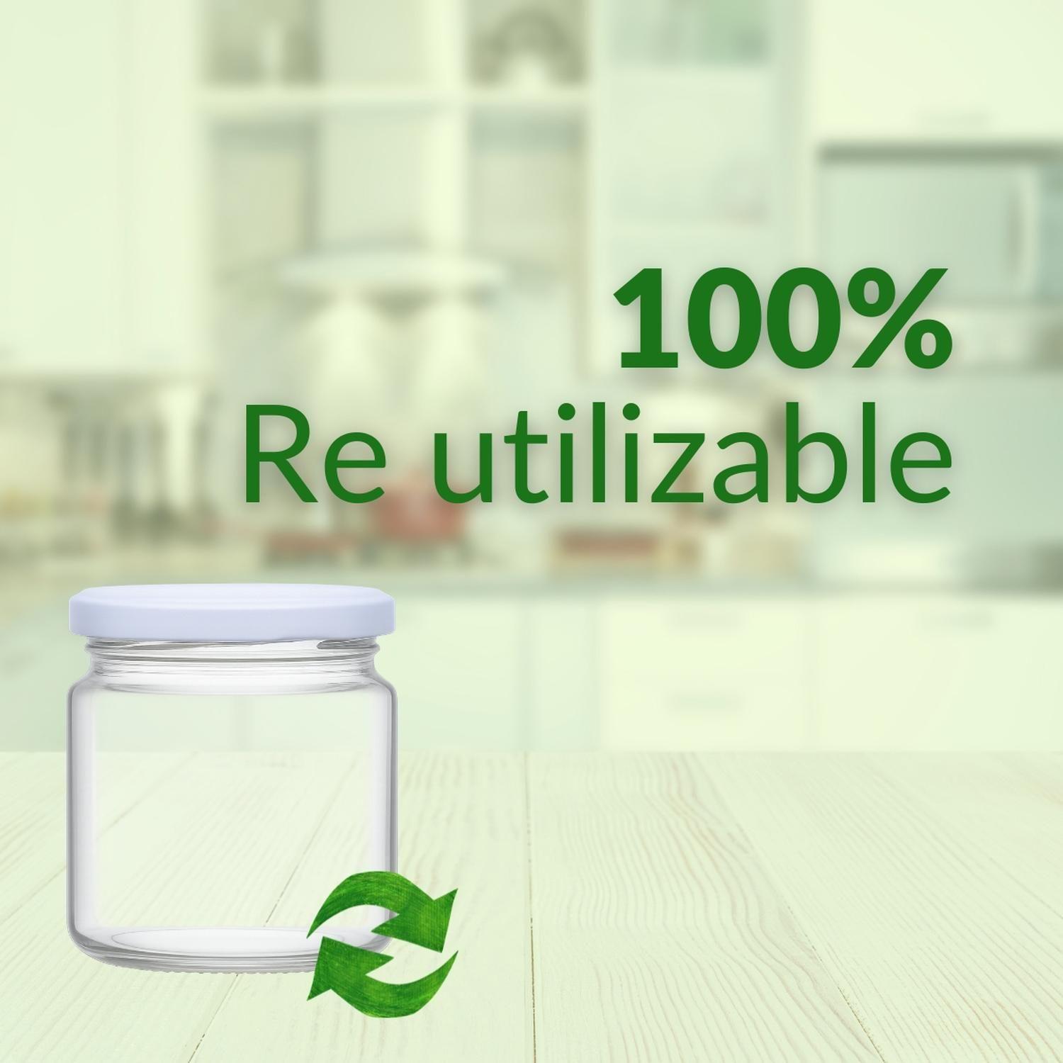 Frasco Conservero 460 Cc Con Tapa Metálica Pack 12 Unidades-2