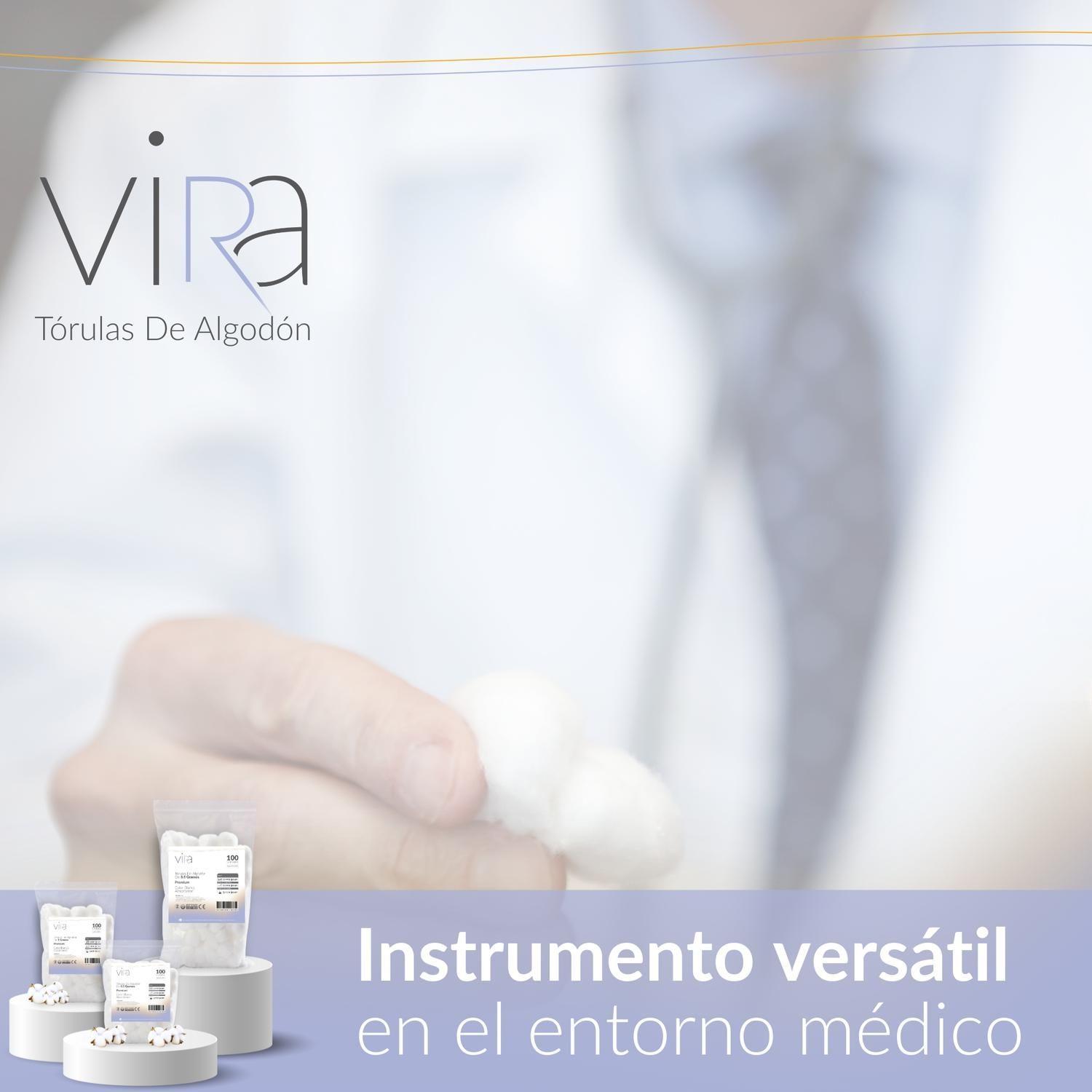 Tórulas de Algodón Premium 0.5gr X 100 Unidades | viRa-5