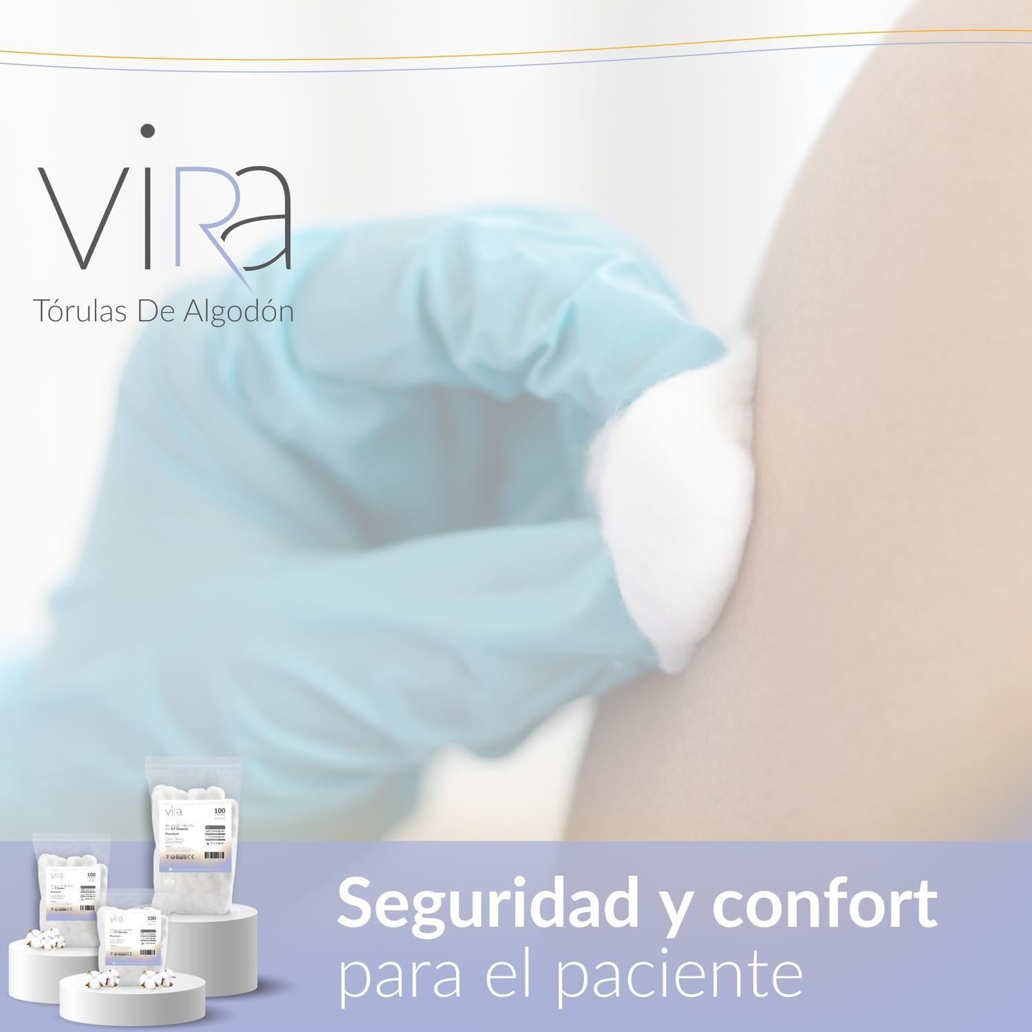 Tórulas de Algodón Premium 0.5gr X 100 Unidades | viRa-7