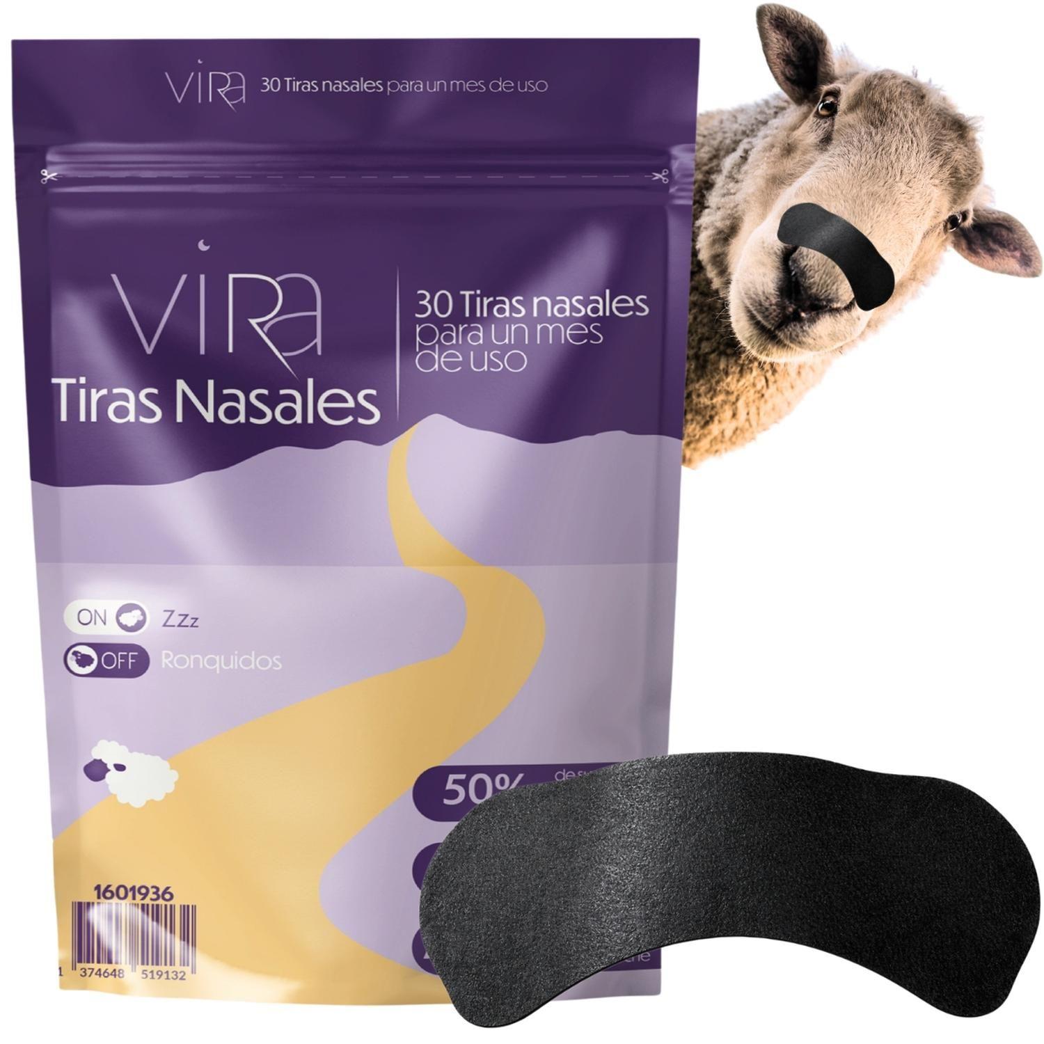 Tiras Nasales Parche Nasal | 30 Días | Dormir Mejor | viRa-0