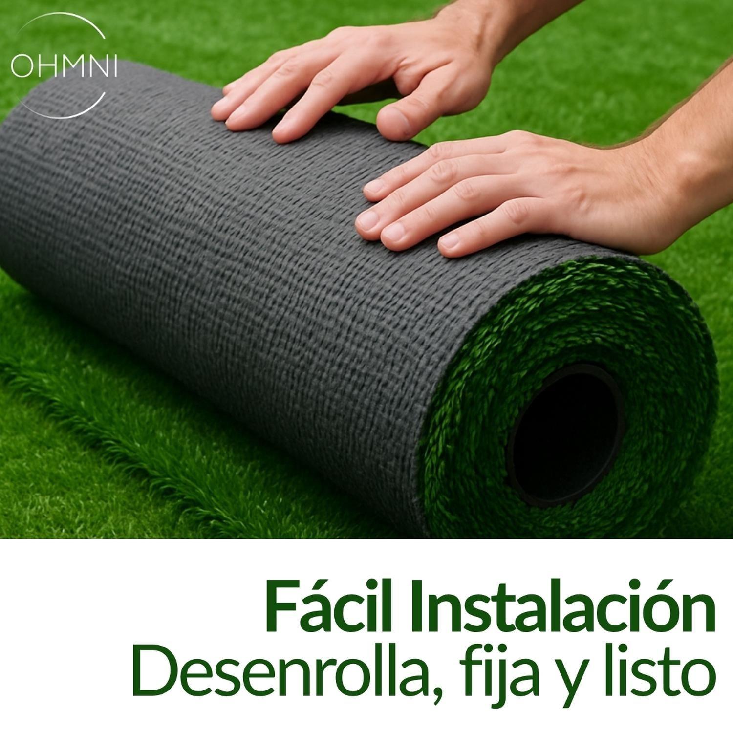 Cesped Pasto Artificial Sintético Rollo 1x1m Metro Cuadrado-4