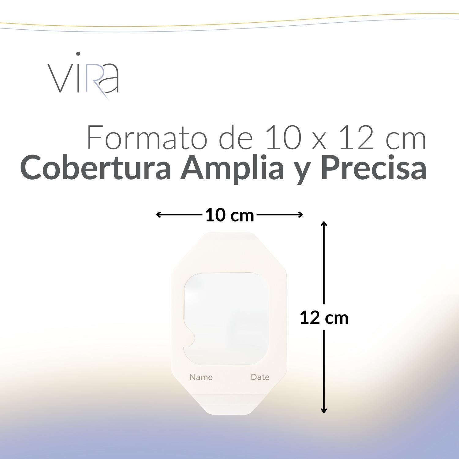 Apósito Adhesivo Transparente 10x12cm Estéril 50u viRa-5
