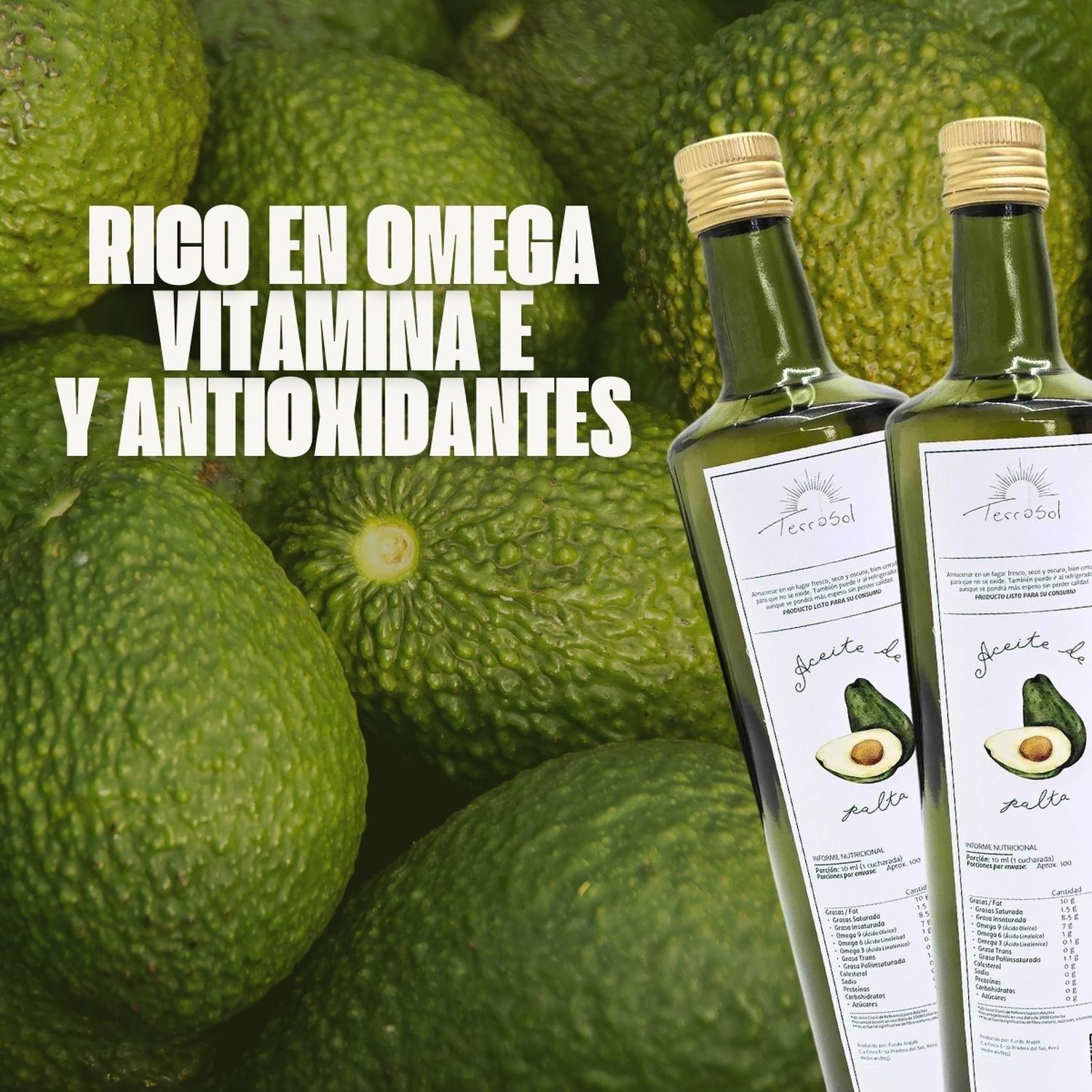 Aceite de Palta Comestible 100% Natural Terrasol 1 Litro-5