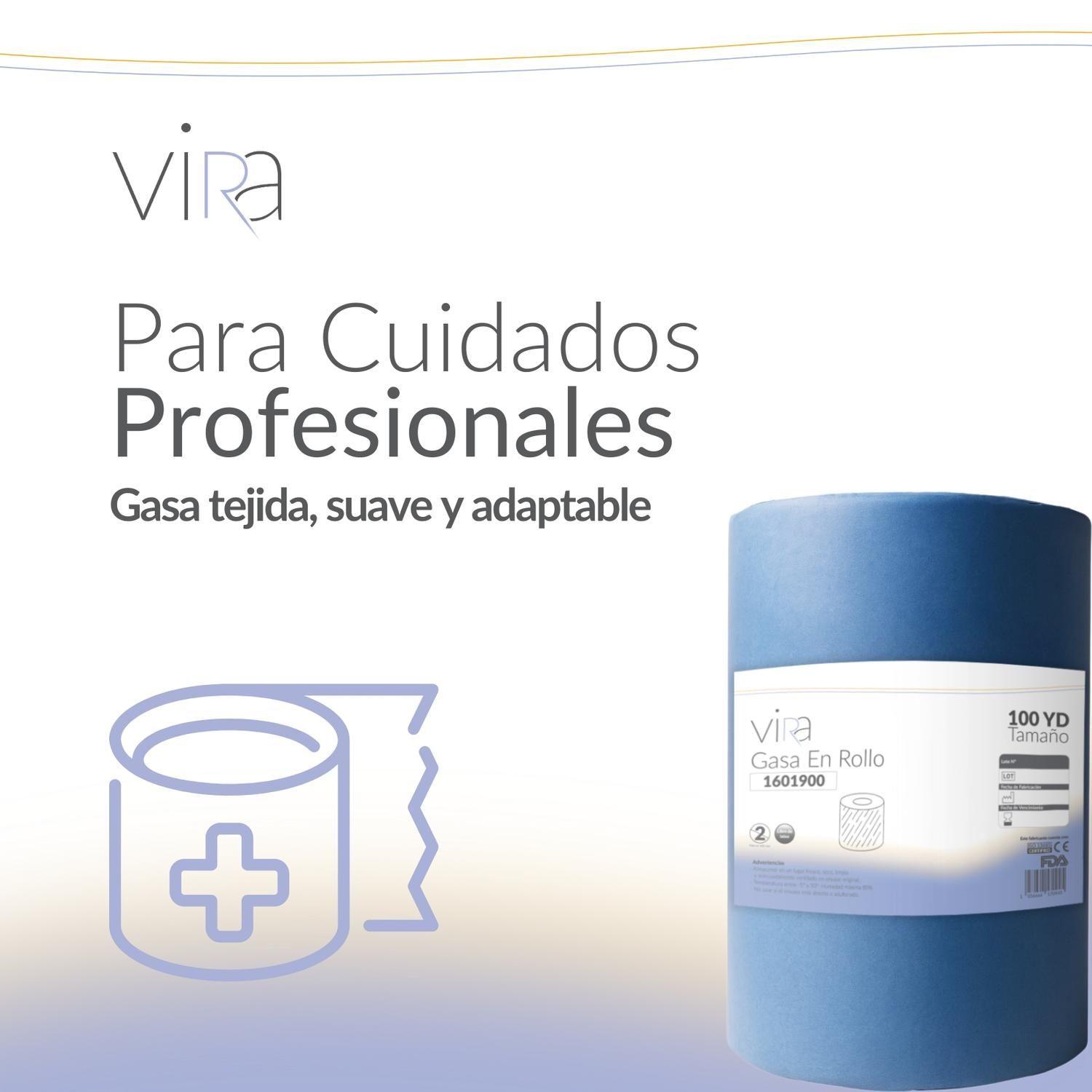 Gasa Absorbente en Rollo Médica 100 Yardas viRa-3