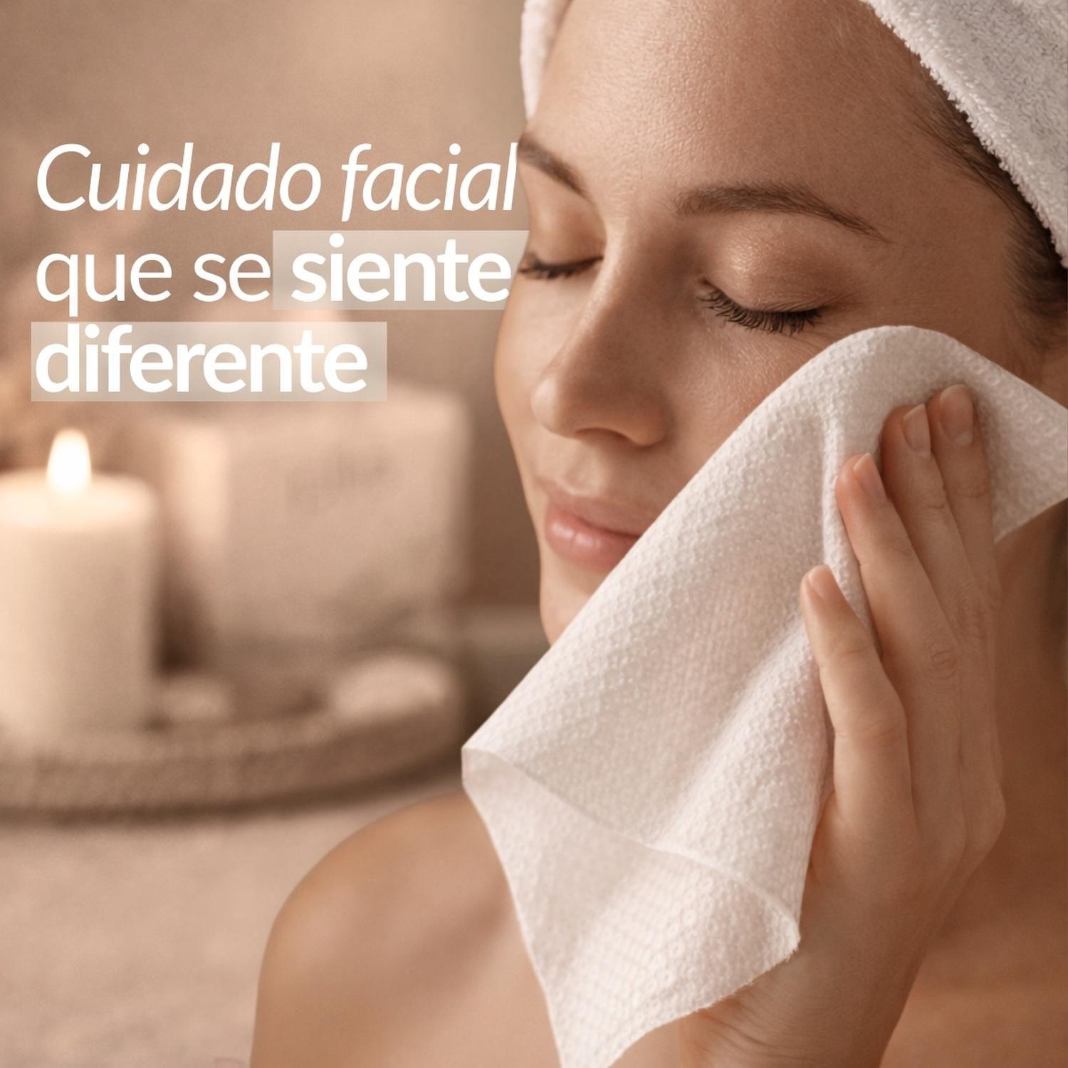 Toalla Facial Desechable De Algodón 25x30 Cm 50 Pcs Plie-4