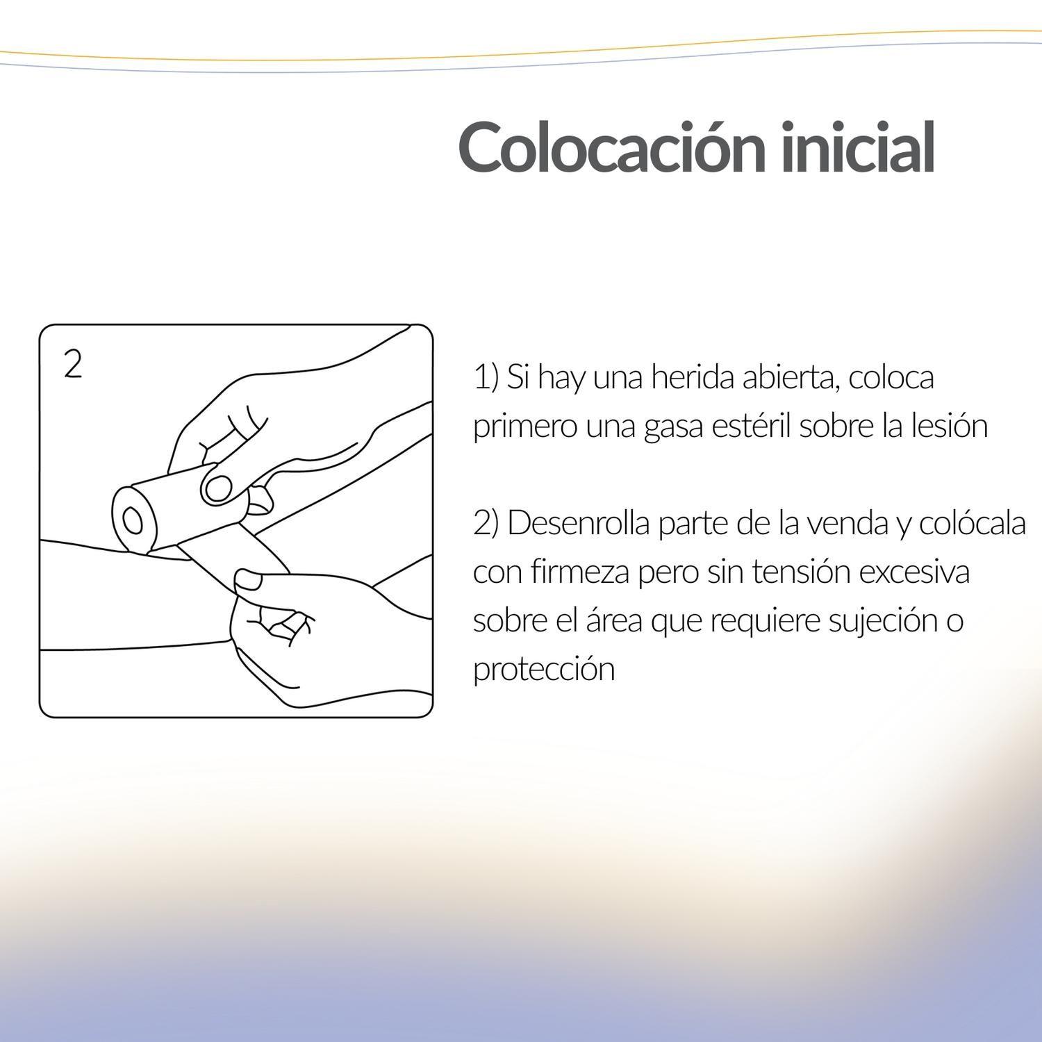 Venda Gasa Stretch Elasticada Fijacion Adhesiva 10cm x 10m-5