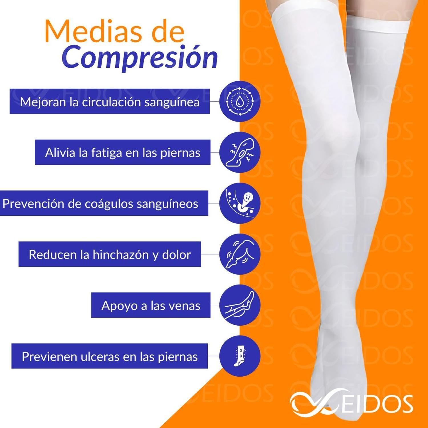 Medias Antiembolicas Compresion Cranberry-3
