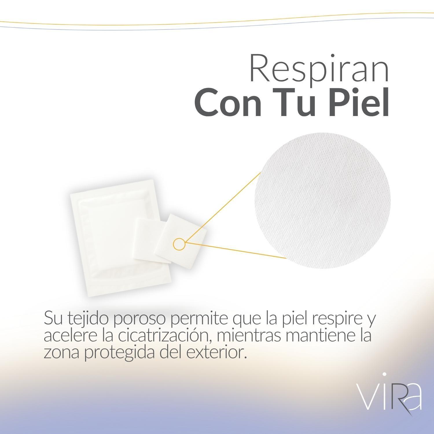 Gasa Estéril No Tejida 10x10 50 Sobres x 2 (100u) viRa-5