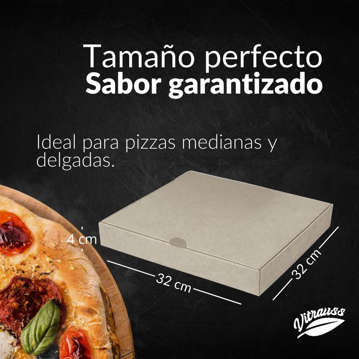Caja Para Pizza 32x32x4cm 50 Unidades Vitrauss-2