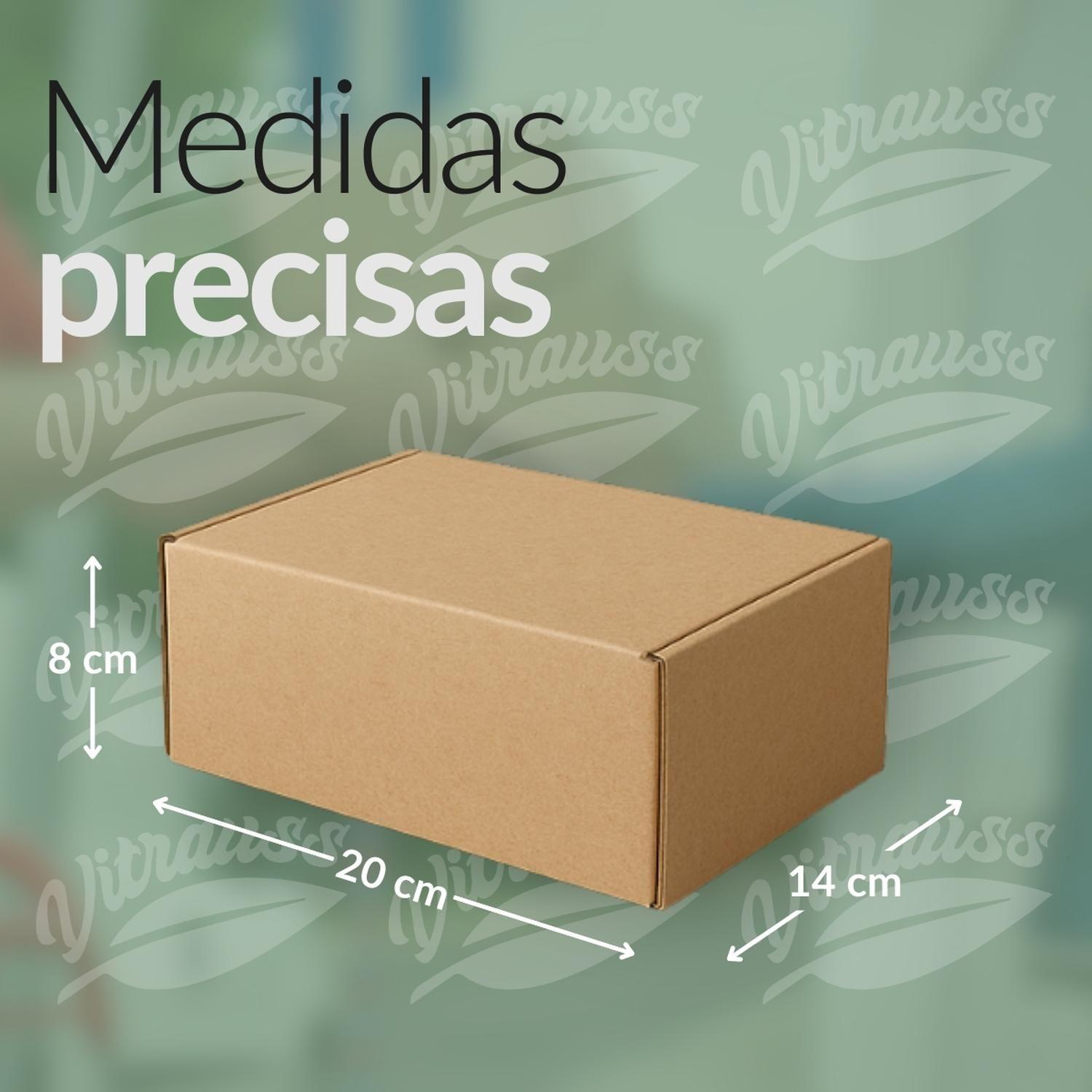 Cajas Cartón Autoarmable 20X14X8 Pack X 30 unidades Vitrauss-3