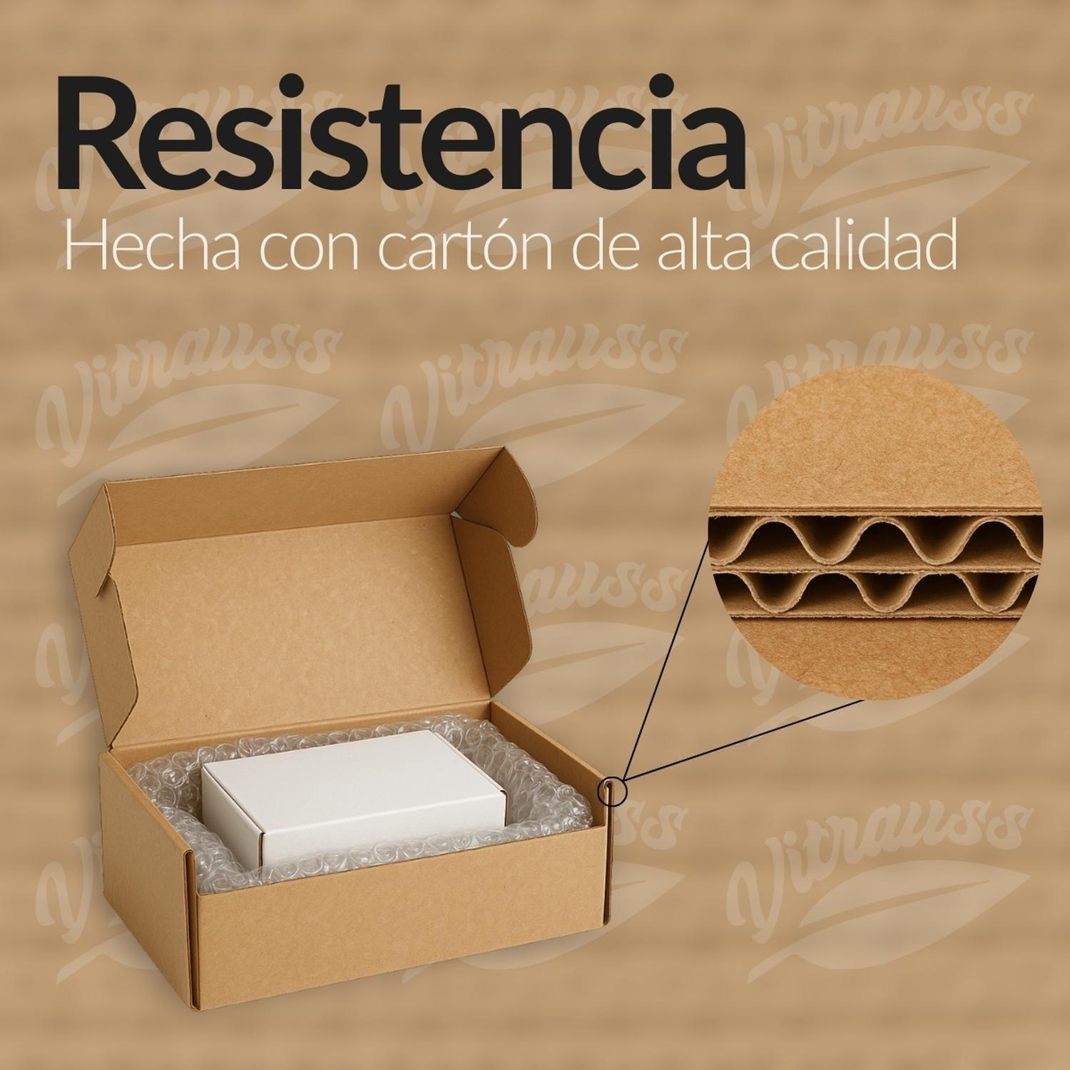 Cajas Cartón Autoarmable 20X14X8 Pack X 30 unidades Vitrauss-5