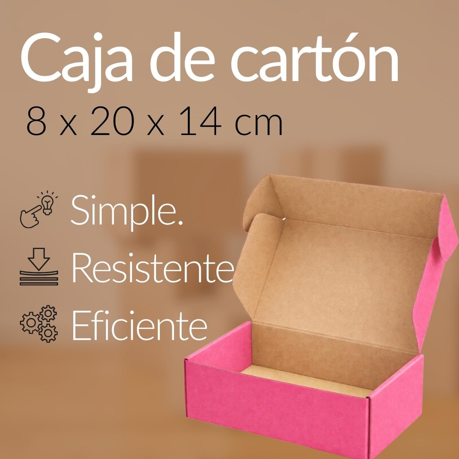 Cajas Cartón Autoarmable 20X14X8 Pack X 30 unidades Vitrauss-2