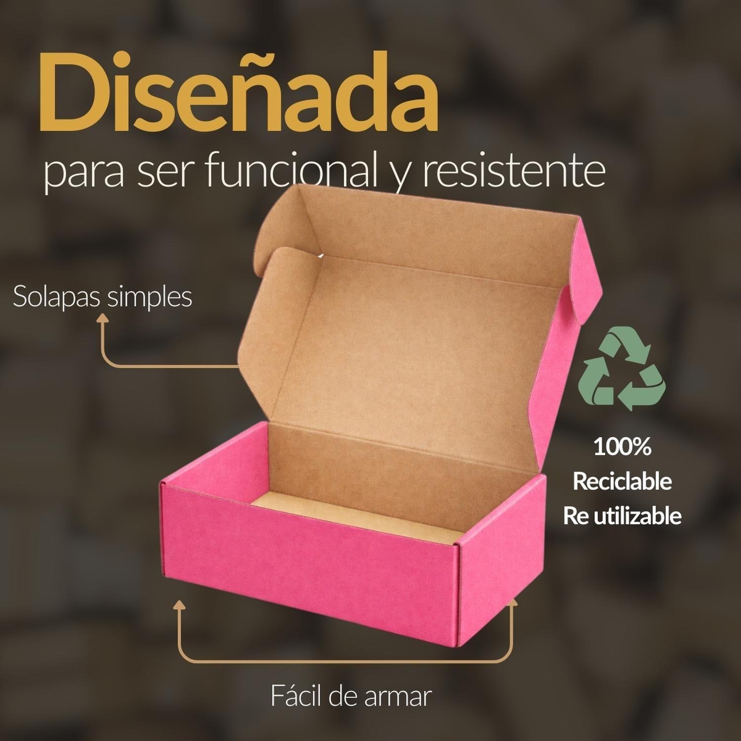 Cajas Cartón Autoarmable 20X14X8 Pack X 30 unidades Vitrauss-6