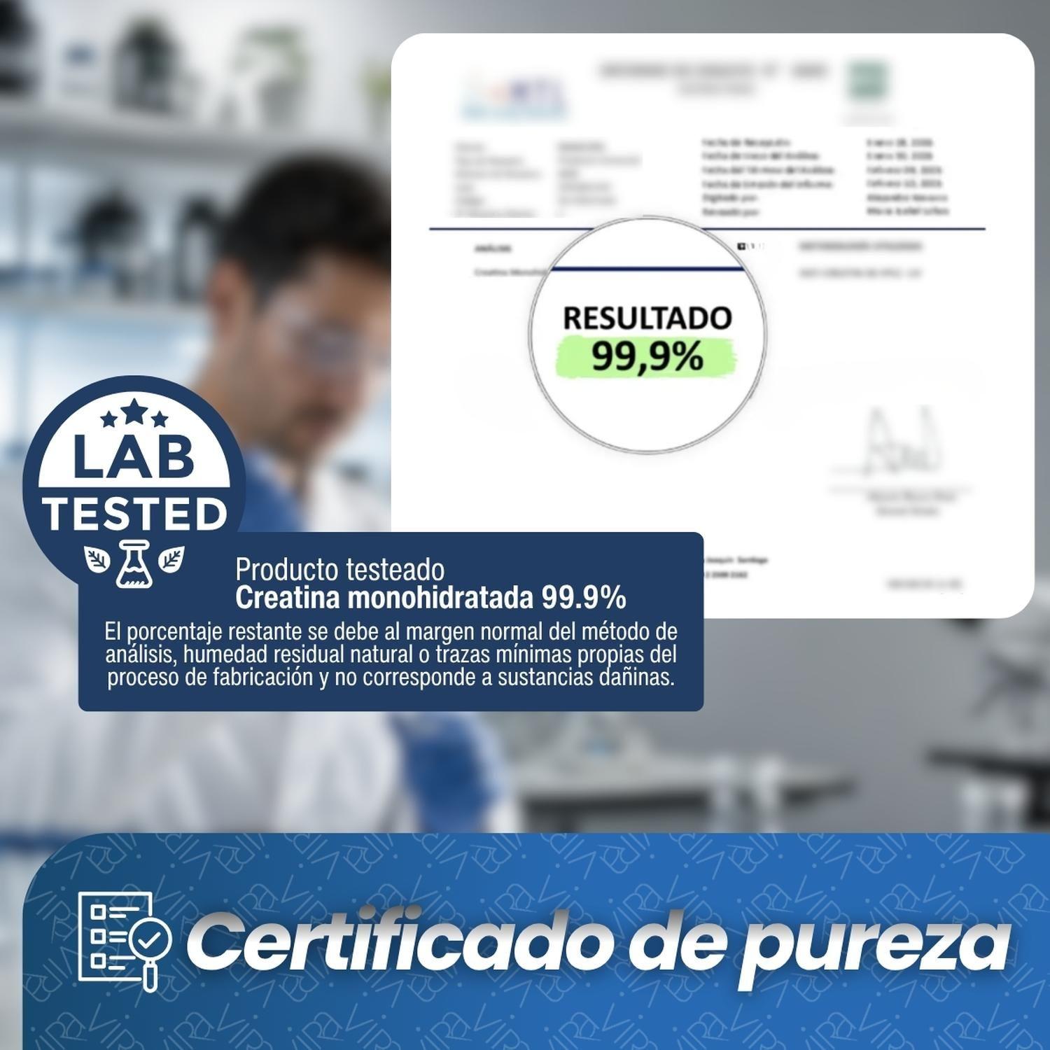 Creatina Monohidrato 1kg Polvo Sin Sabor 100% Puro viRa-2
