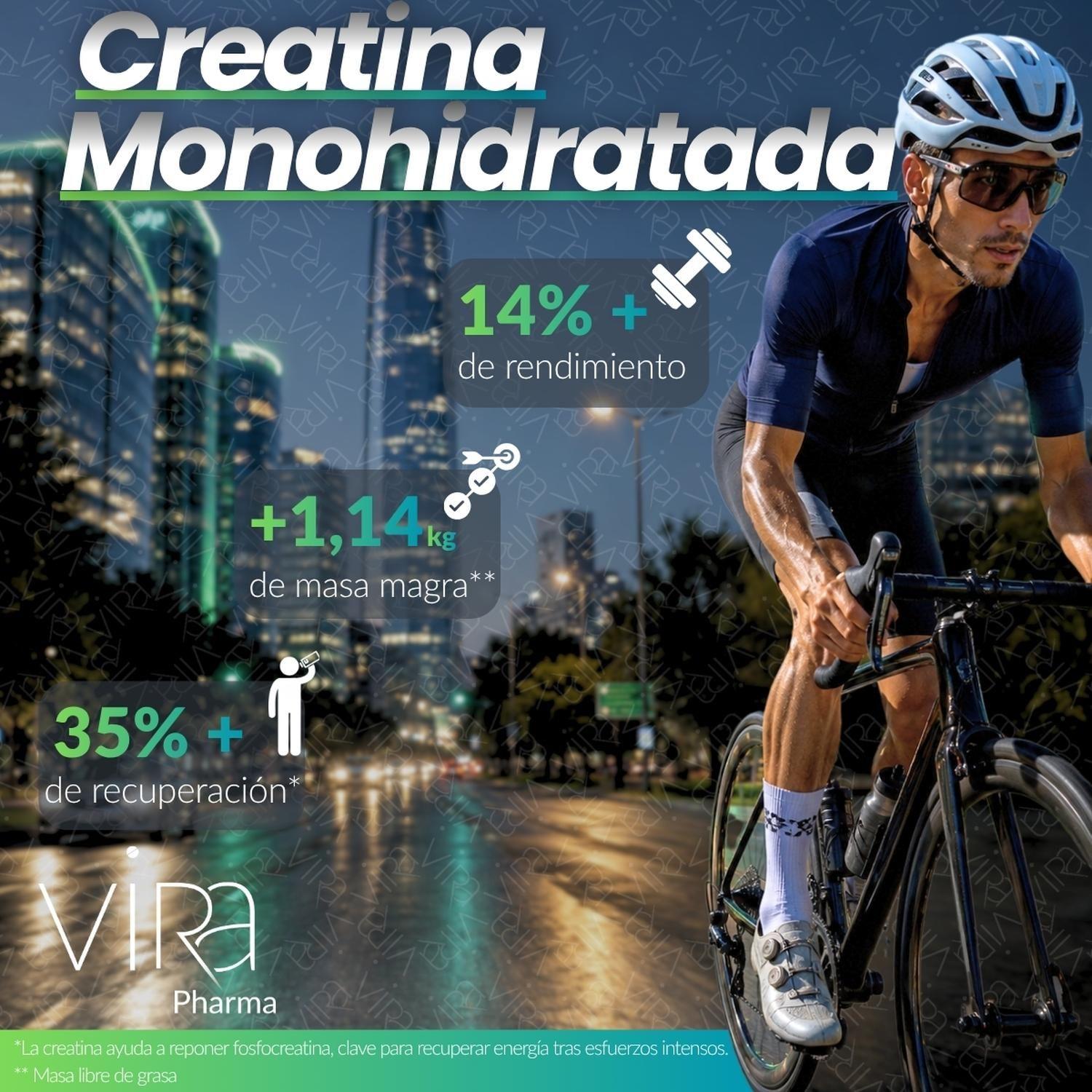 Creatina Monohidrato 1kg Polvo Sin Sabor 100% Puro viRa-5