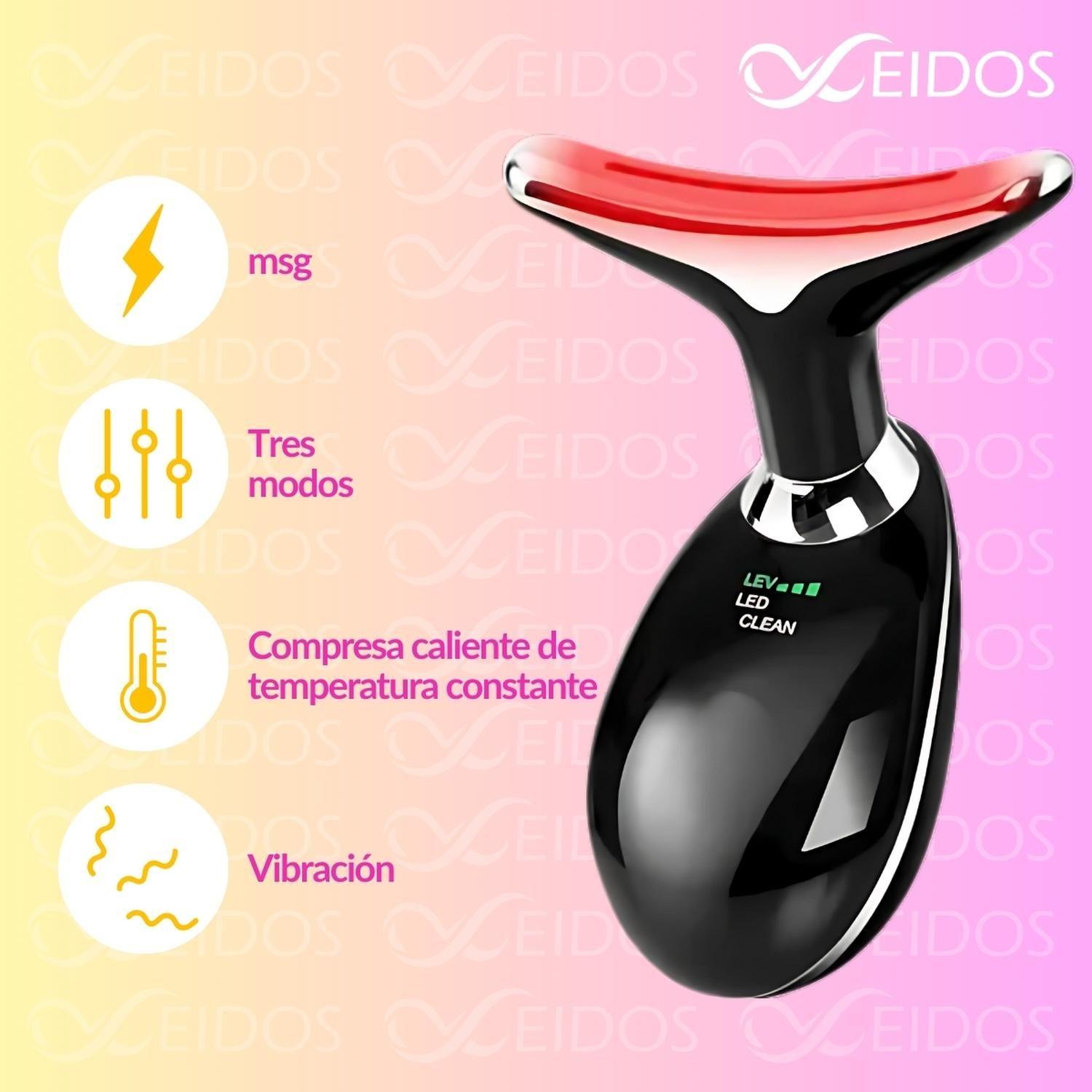 Masajeador Facial Terapia Luz Roja Escultor Rostro y Cuello-2