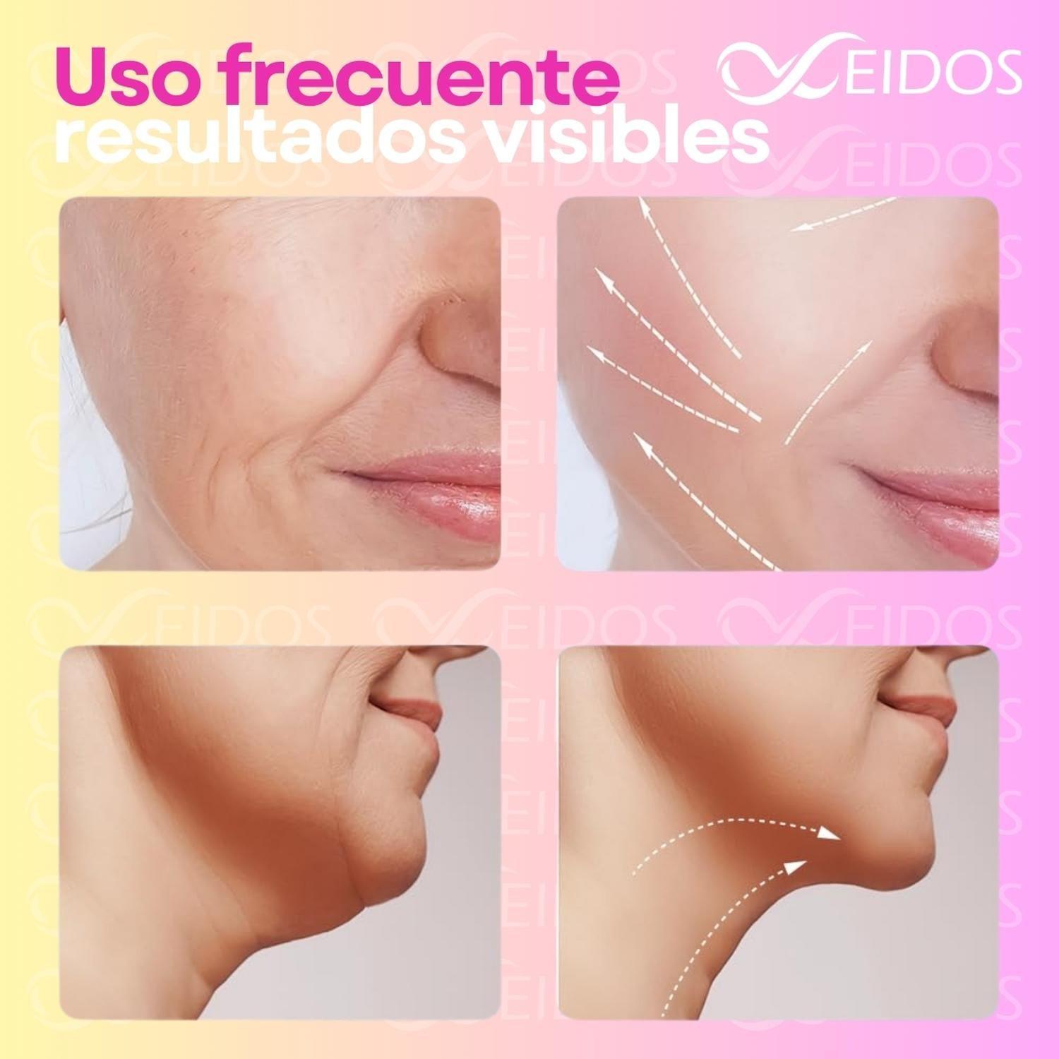 Masajeador Facial Terapia Luz Roja Escultor Rostro y Cuello-5