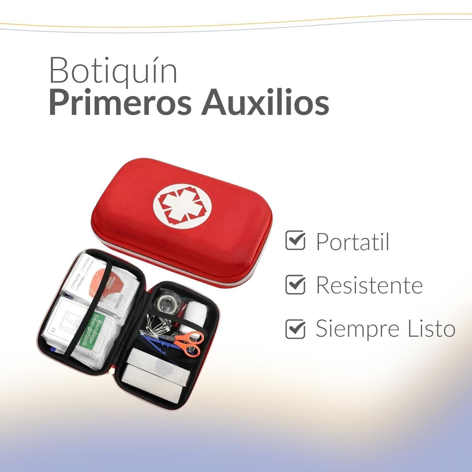 Botiquín Emergencia Primeros Auxilios 53 piezas Auto Camping-5