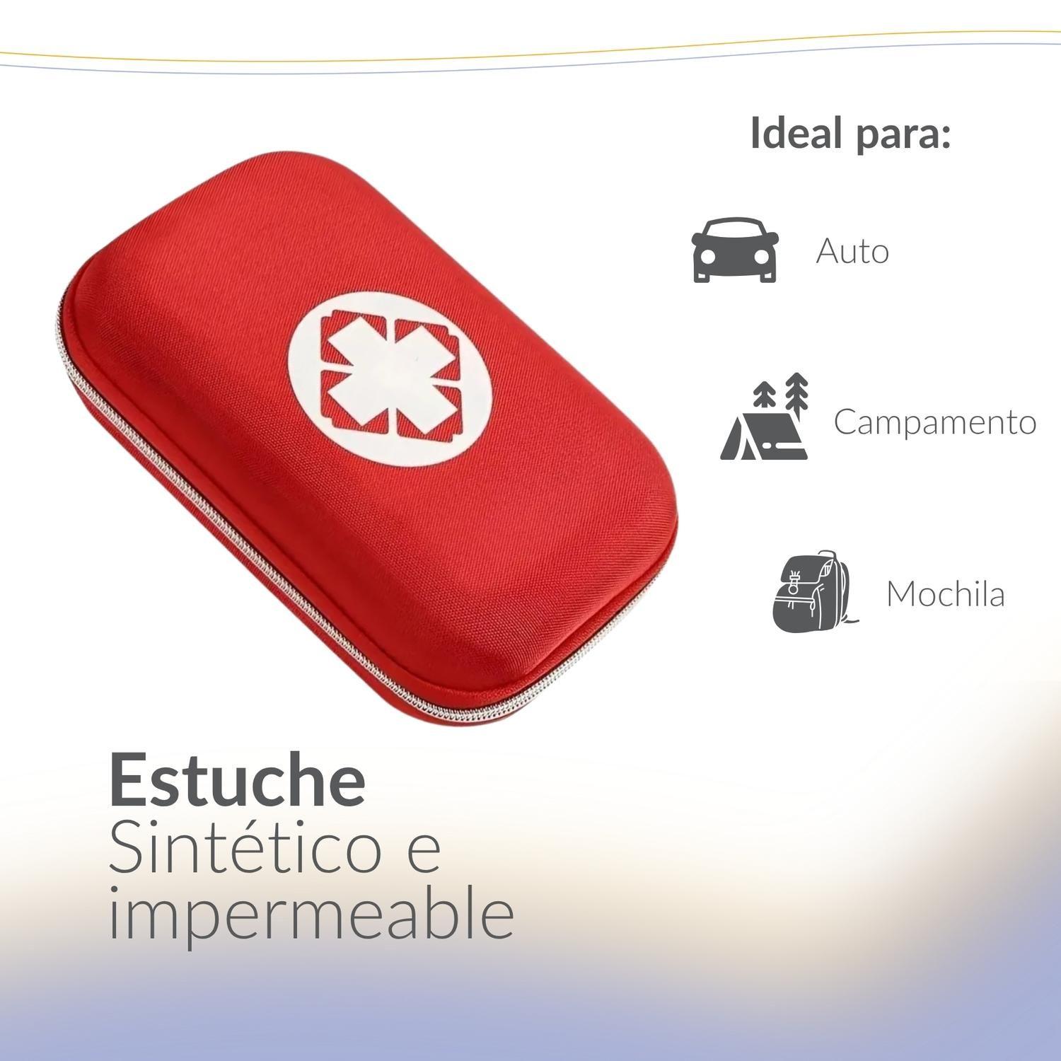 Botiquín Emergencia Primeros Auxilios 53 piezas Auto Camping-6