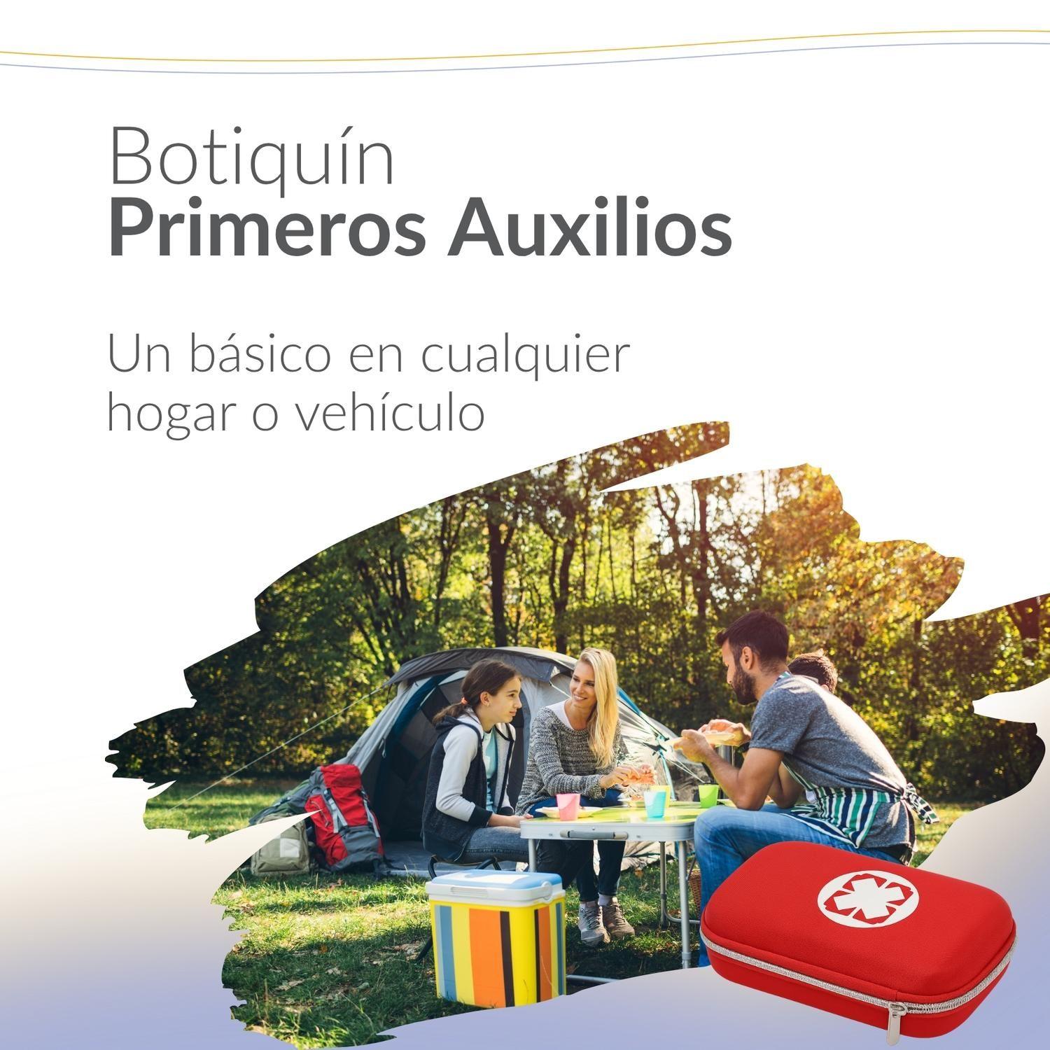 Botiquín Emergencia Primeros Auxilios 53 piezas Auto Camping-7