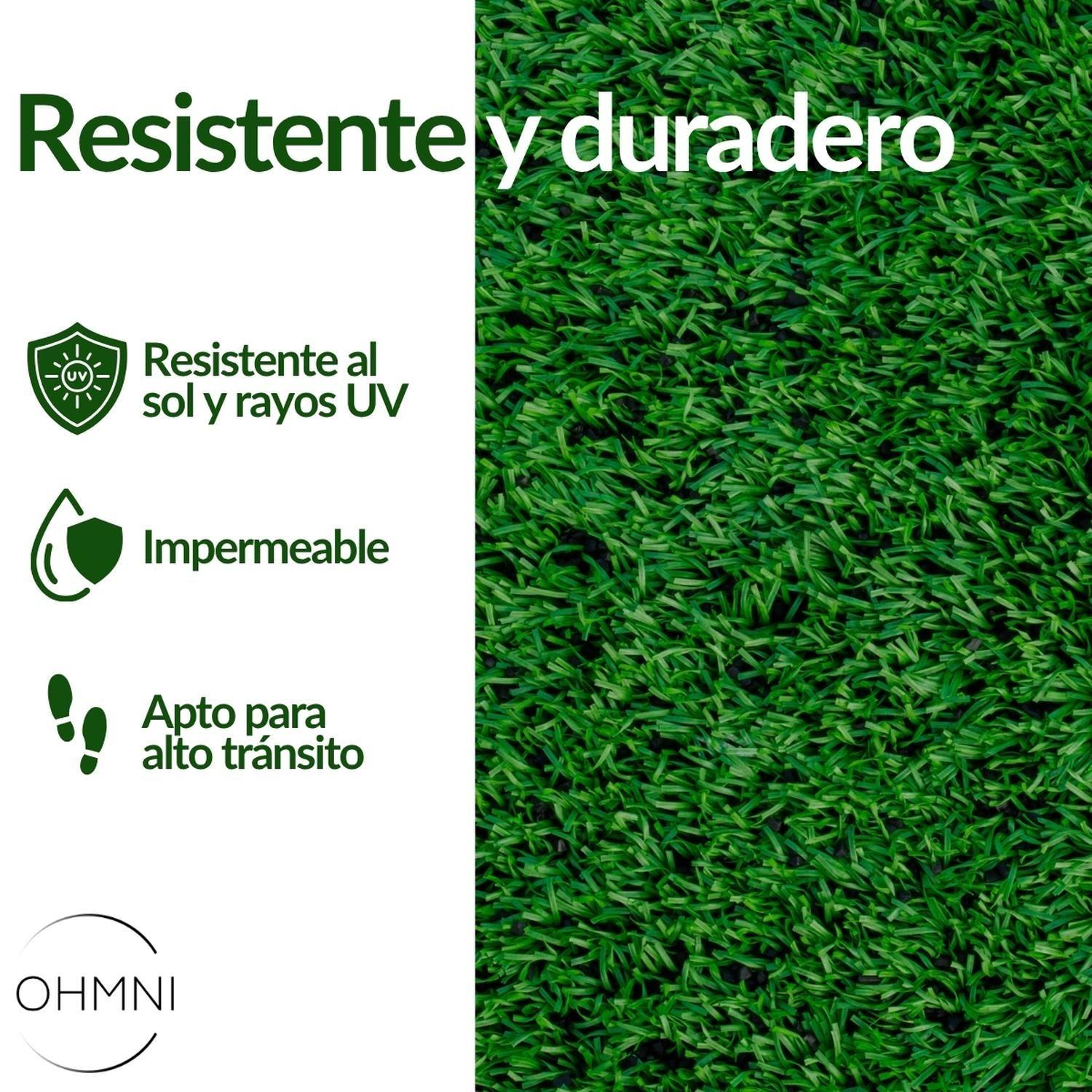 Cesped Pasto Artificial Sintético Rollo 1x3 Metro Cuadrado-5