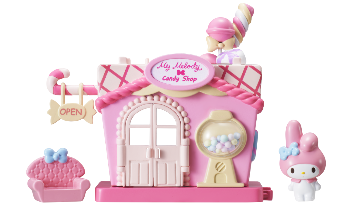 HKITTY STACKED PLAY HOUSE STREETSCAPE SERIES MY MELODY-0