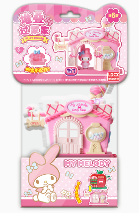 HKITTY STACKED PLAY HOUSE STREETSCAPE SERIES MY MELODY-1