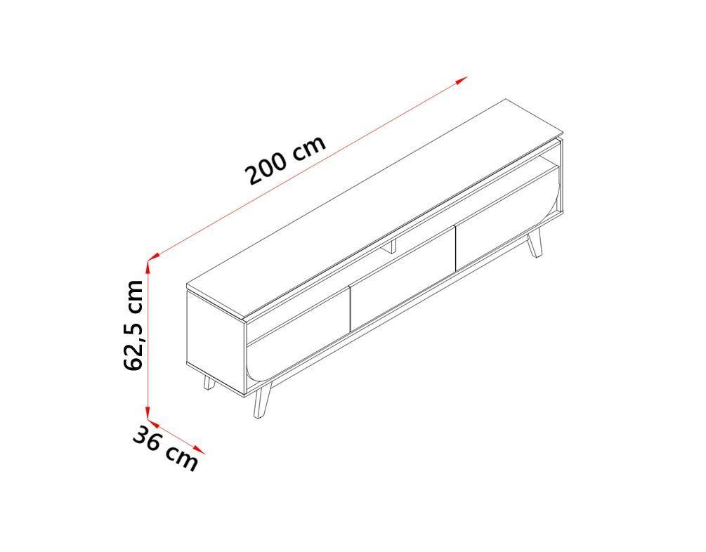 Rack 75" Selene Cumaru Opala-6
