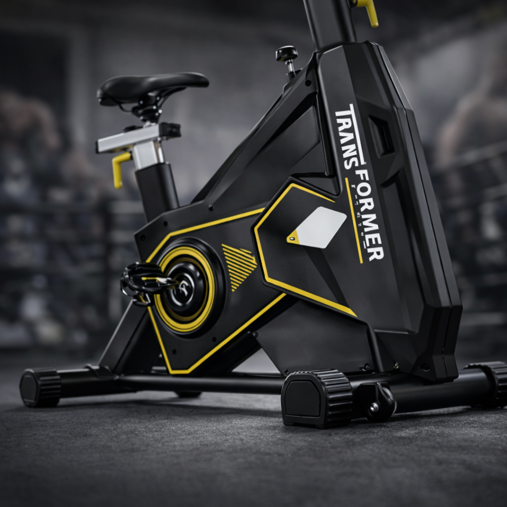 Bicicleta Spinning Profesional Trans Former Volante 20 kg Uso Intensivo Fitness-4