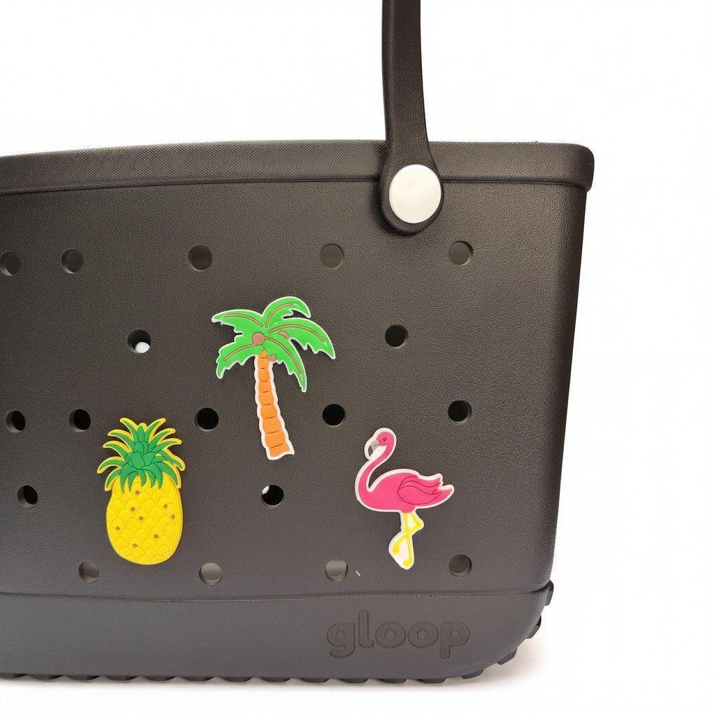Bolso de playa Negro Bolso para playa piscina picnic Lavable-5