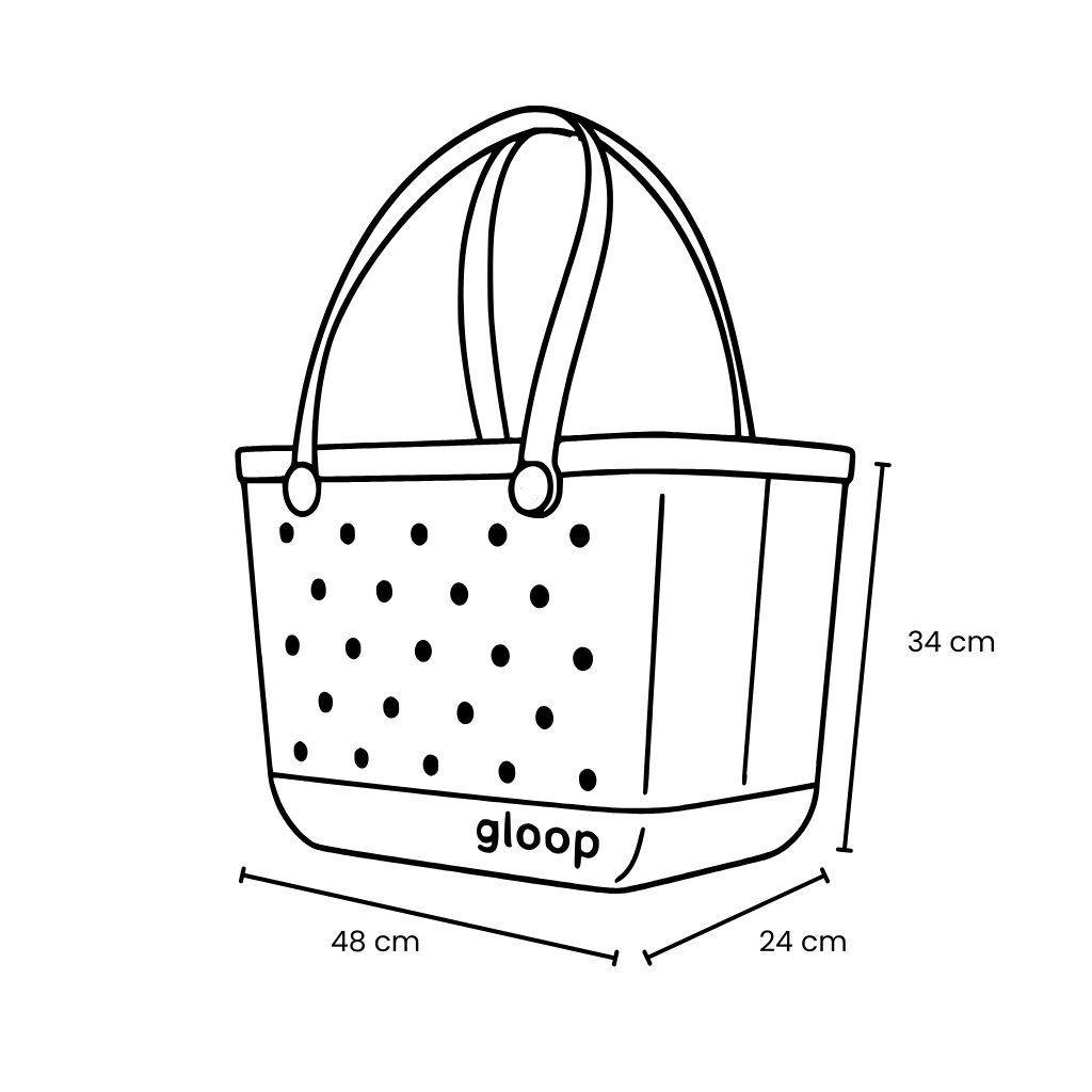 Bolso de playa Fucisa Bolso para playa piscina picnic lavable y resistente-9