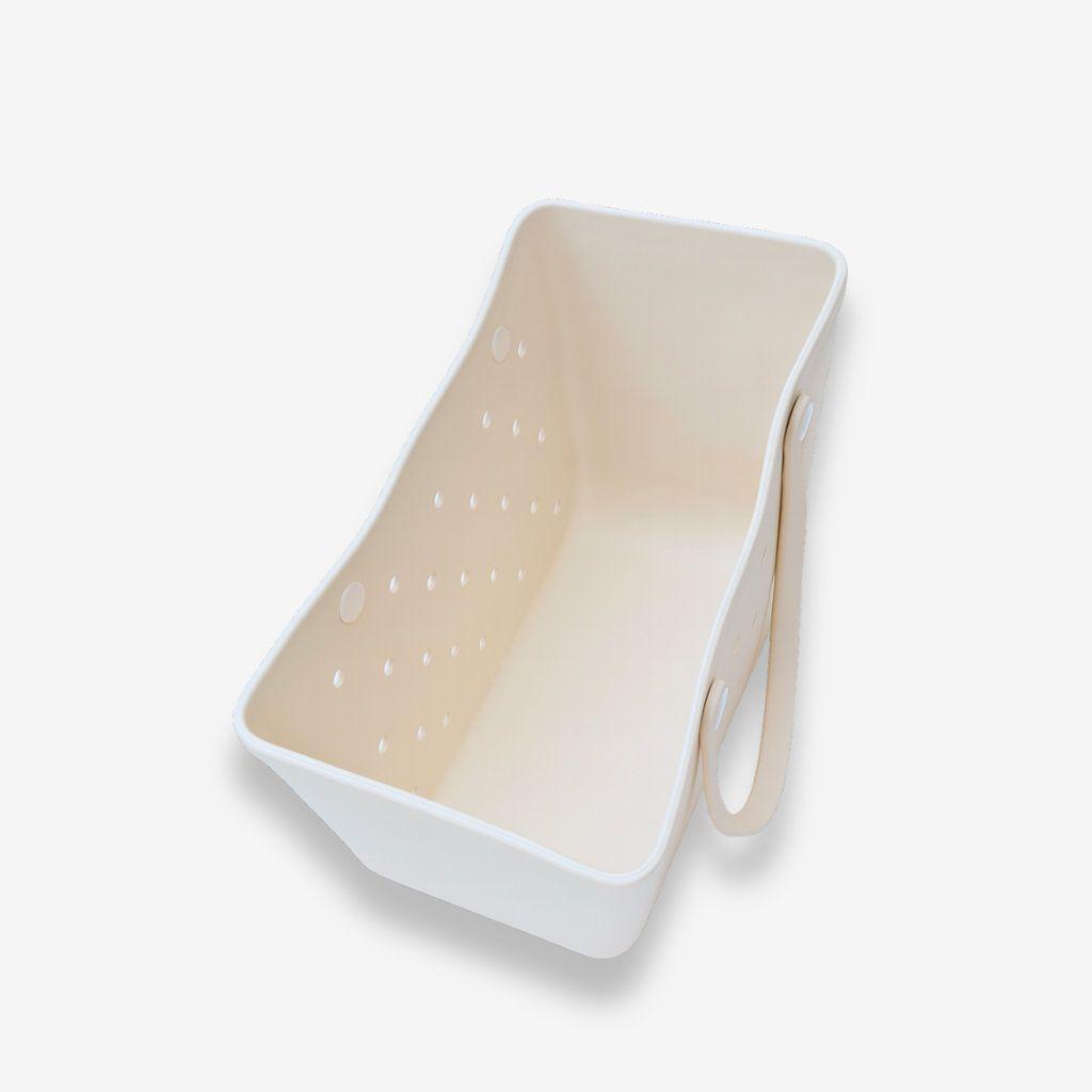 Bolso de playa Blanco Bolso para playa piscina picnic Lavable-2