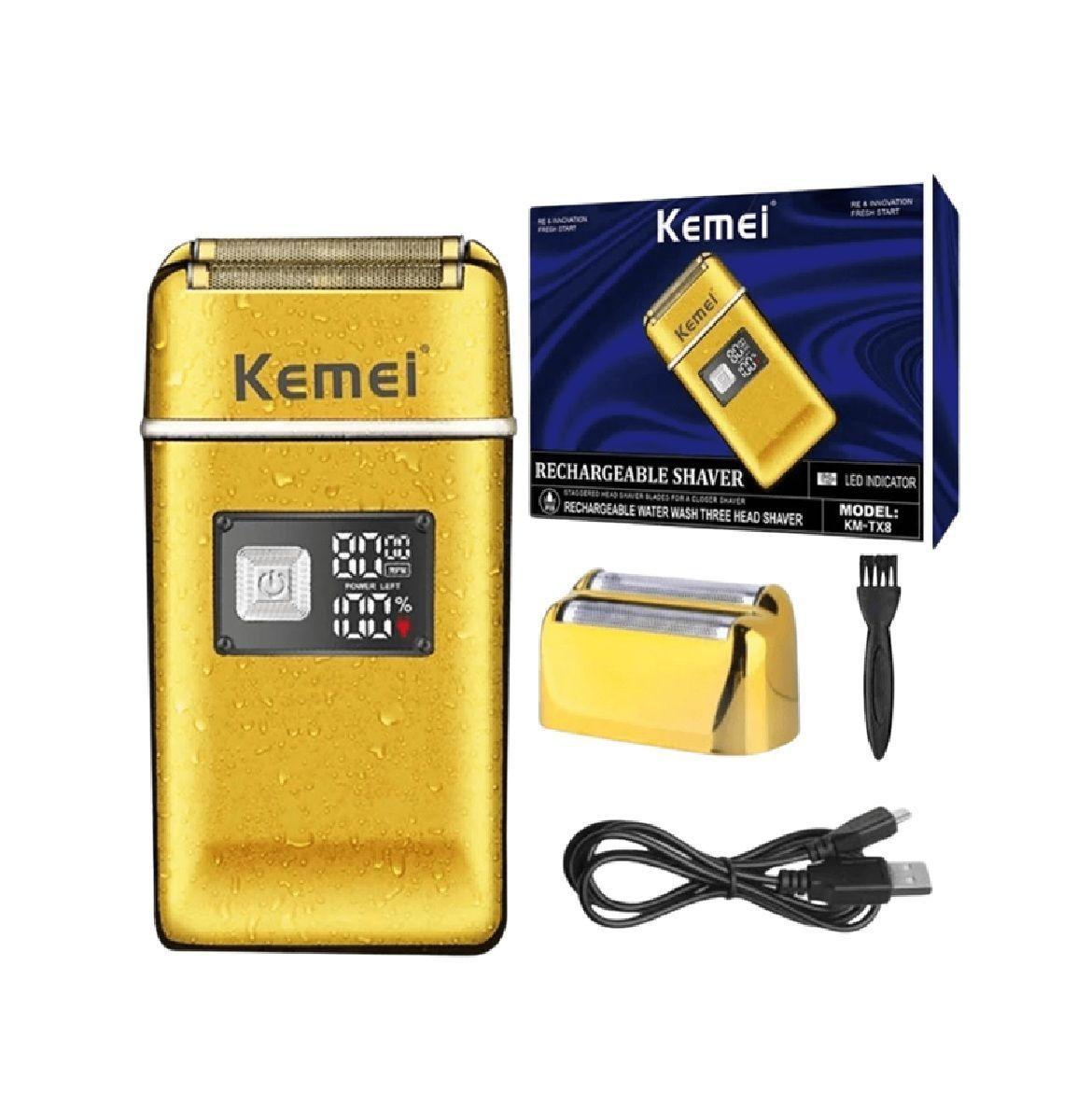 Maquina de Afeitar Kemei KM-TX8-1