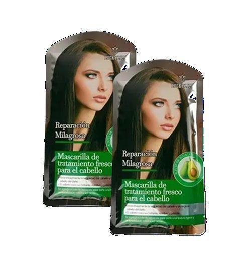 Shampoo con Tinte Negro Incluye 2 Mascarillas para Cabello-2