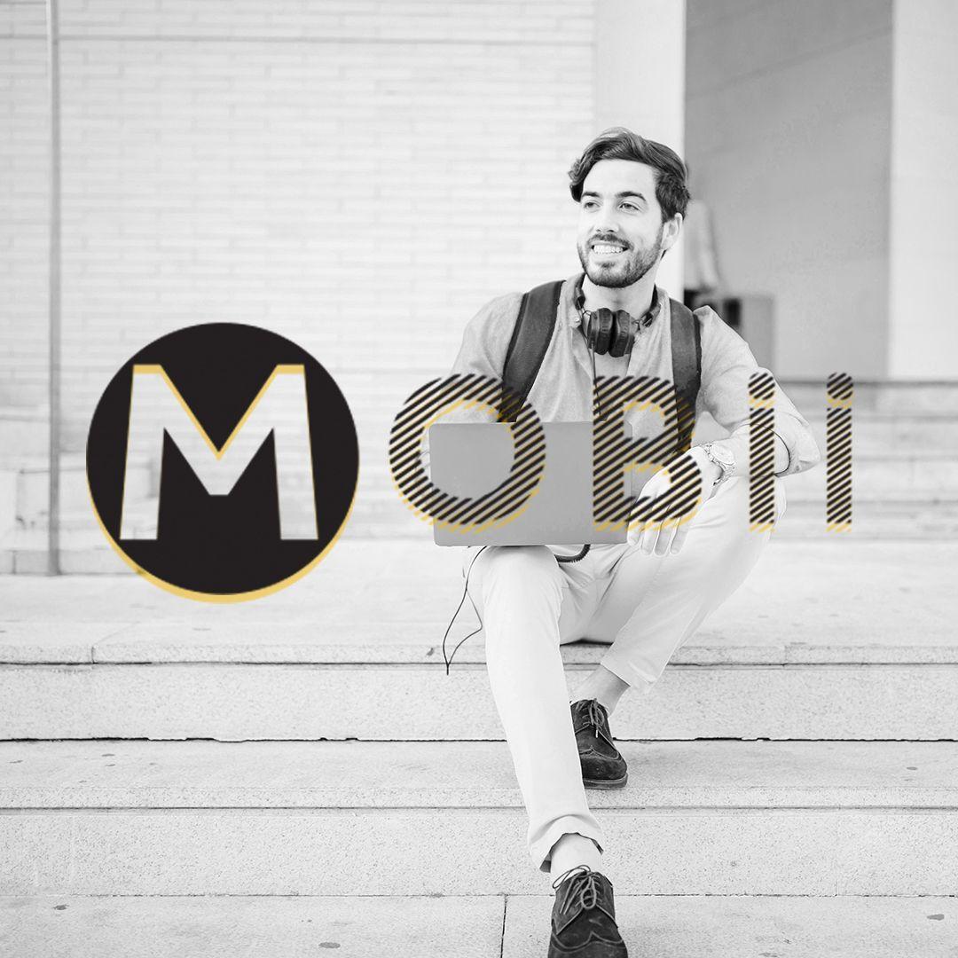 Mochila Notebook M300 MOBII Negro-1