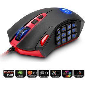 Mouses con cables Redragon M901 PERDITION - Negro-4