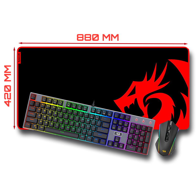 Mouse Pad Redragon P006 KUNLUN L - Negro-1